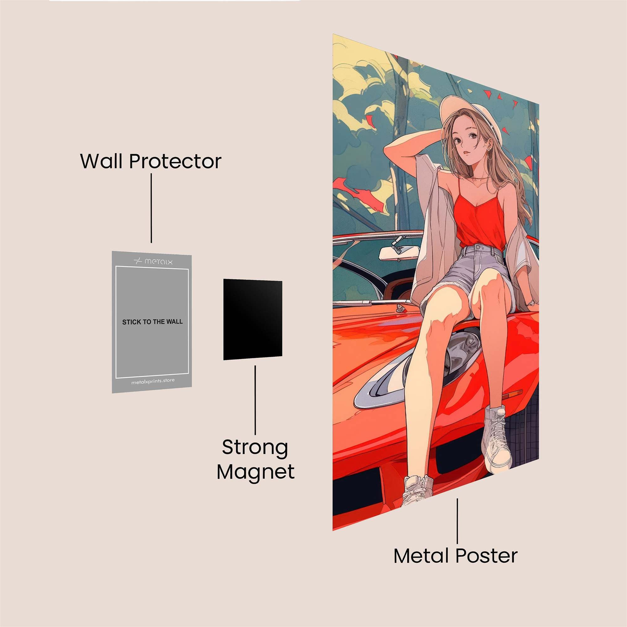 Sunny Serenity Safe Wall Magnetic / M