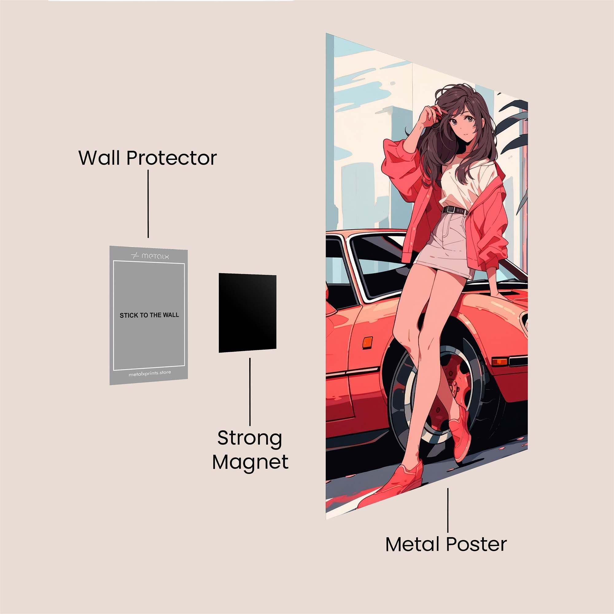 Speedy Charm Safe Wall Magnetic / M