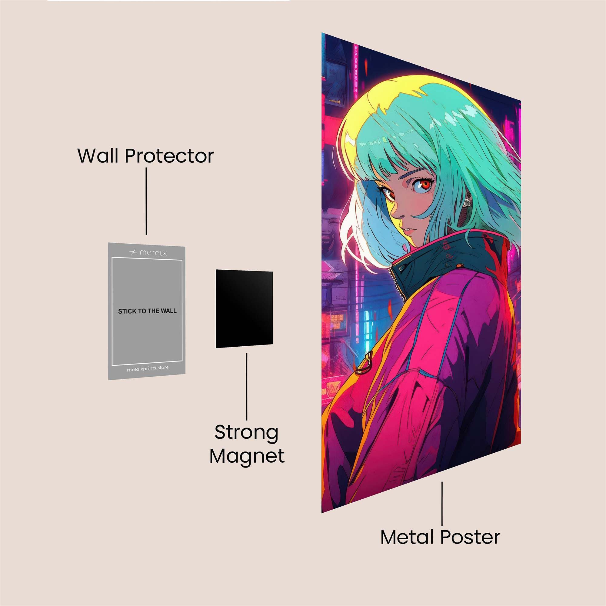 Cyber Bliss Safe Wall Magnetic / M