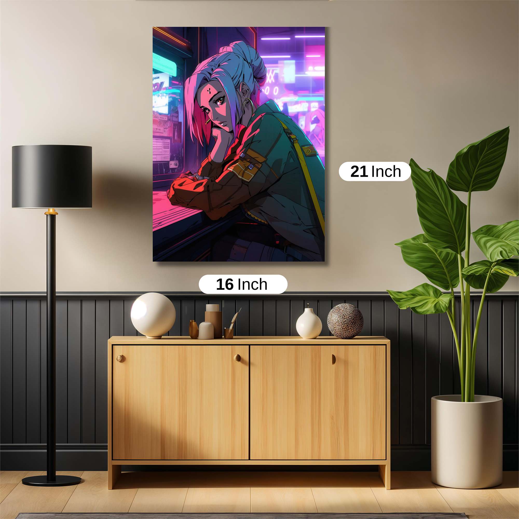 Neon Melancholy Safe Wall Magnetic / M