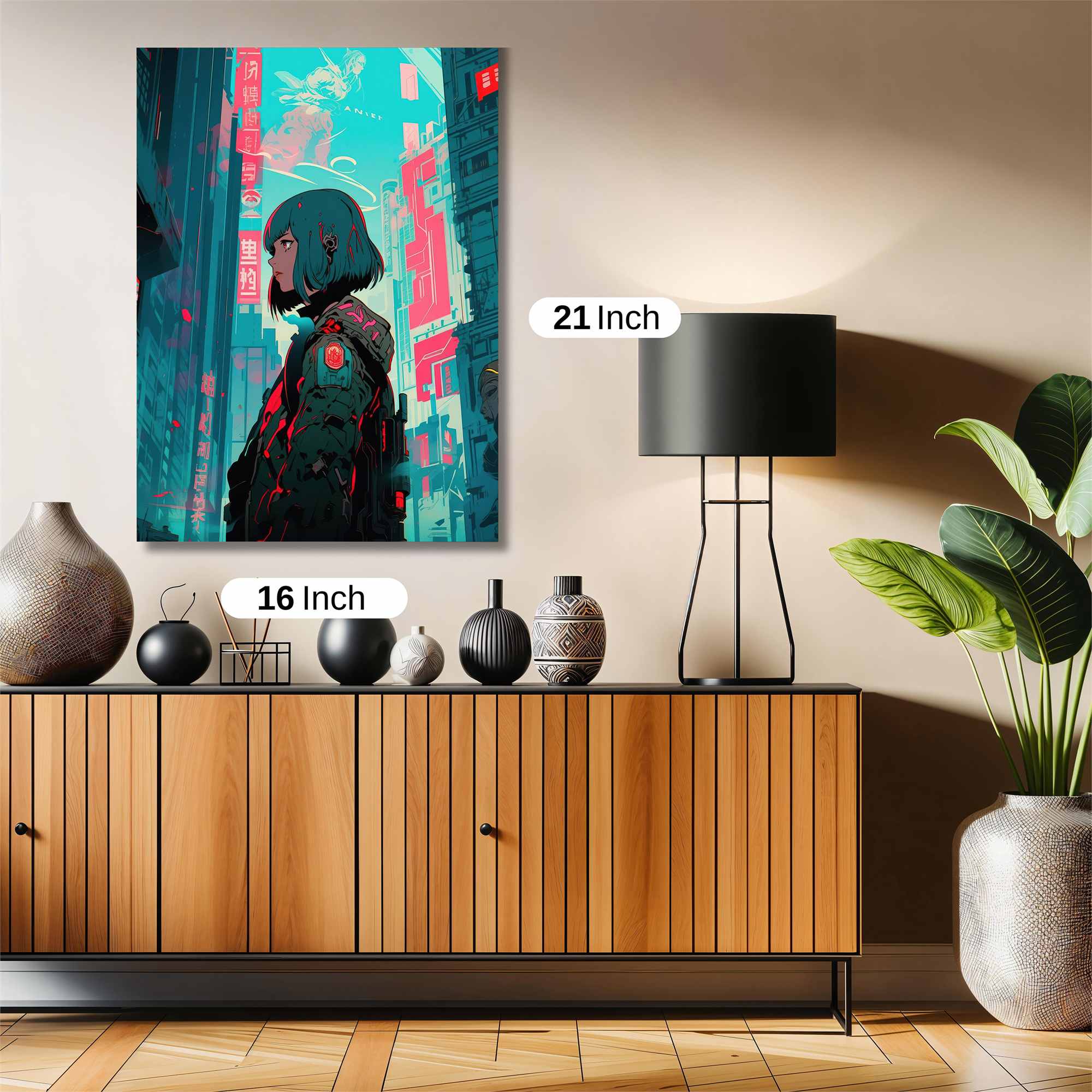 Neon Solitude Safe Wall Magnetic / M