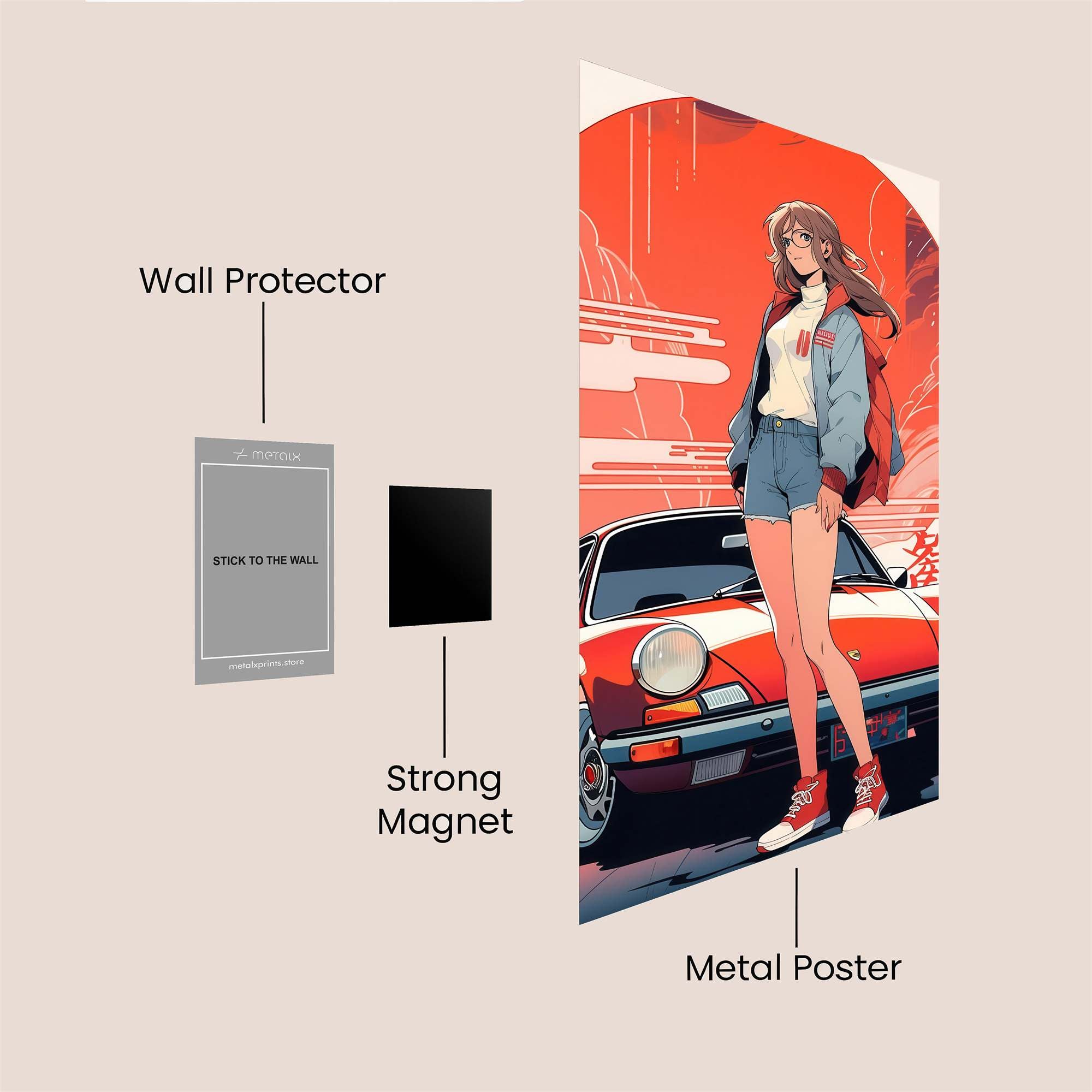 Drifter's Dawn Safe Wall Magnetic / M