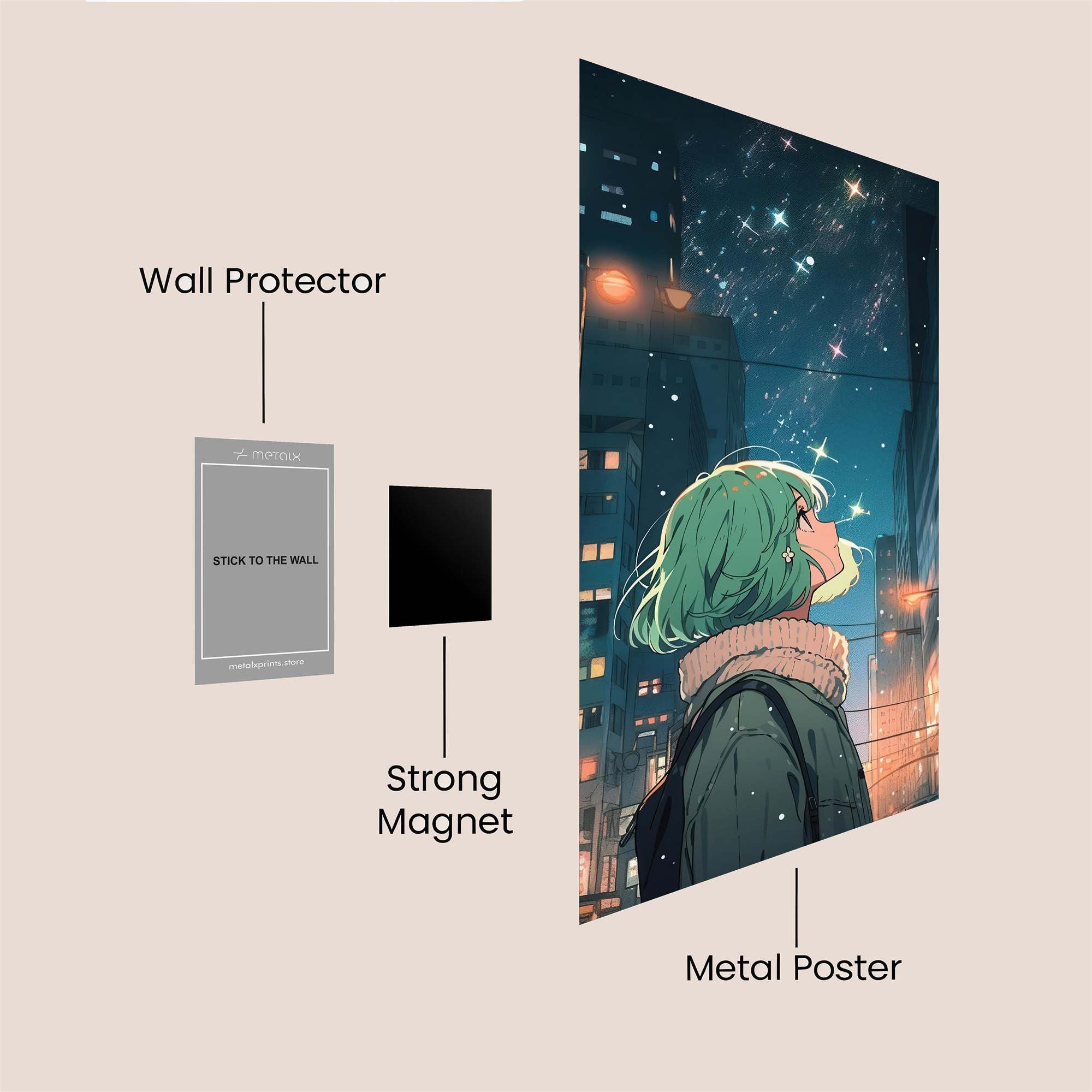 Starry Wonder Safe Wall Magnetic / M