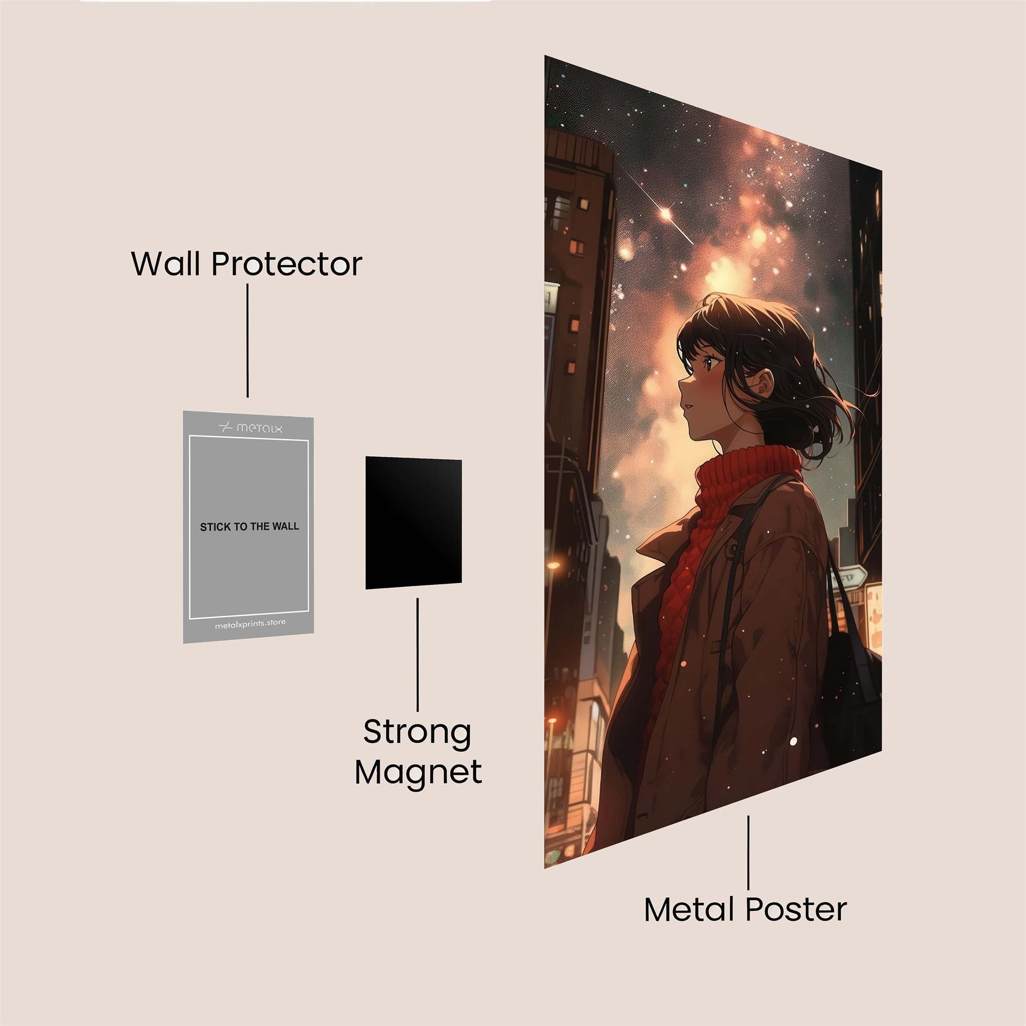 Galactic Wonder Safe Wall Magnetic / M