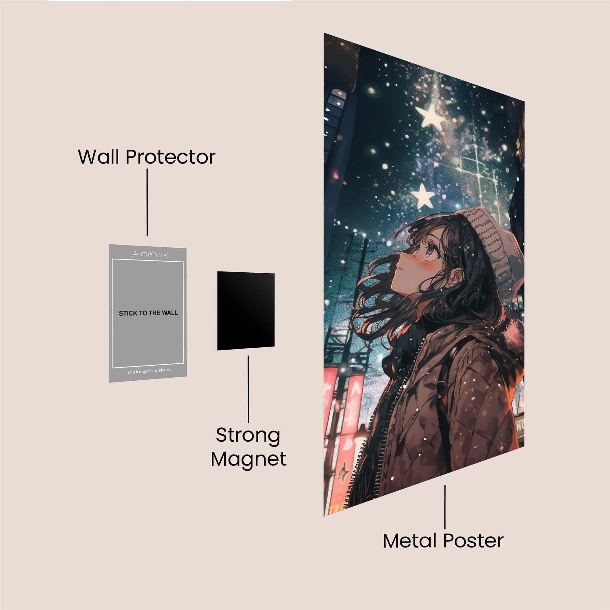 Starry Wonder Safe Wall Magnetic / M