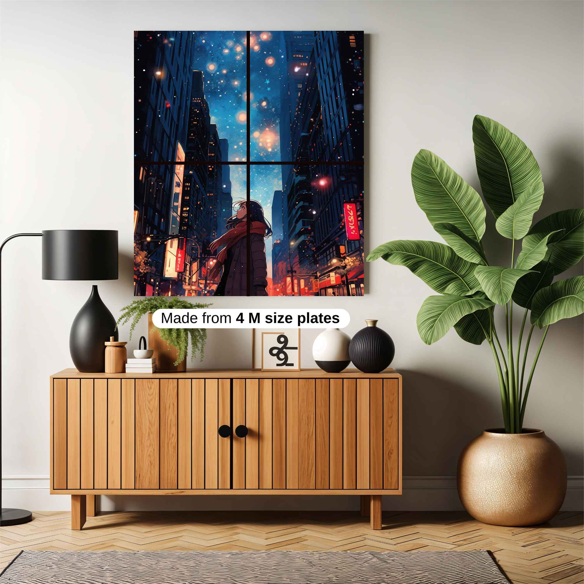 City Dreamscape Safe Wall Magnetic / M