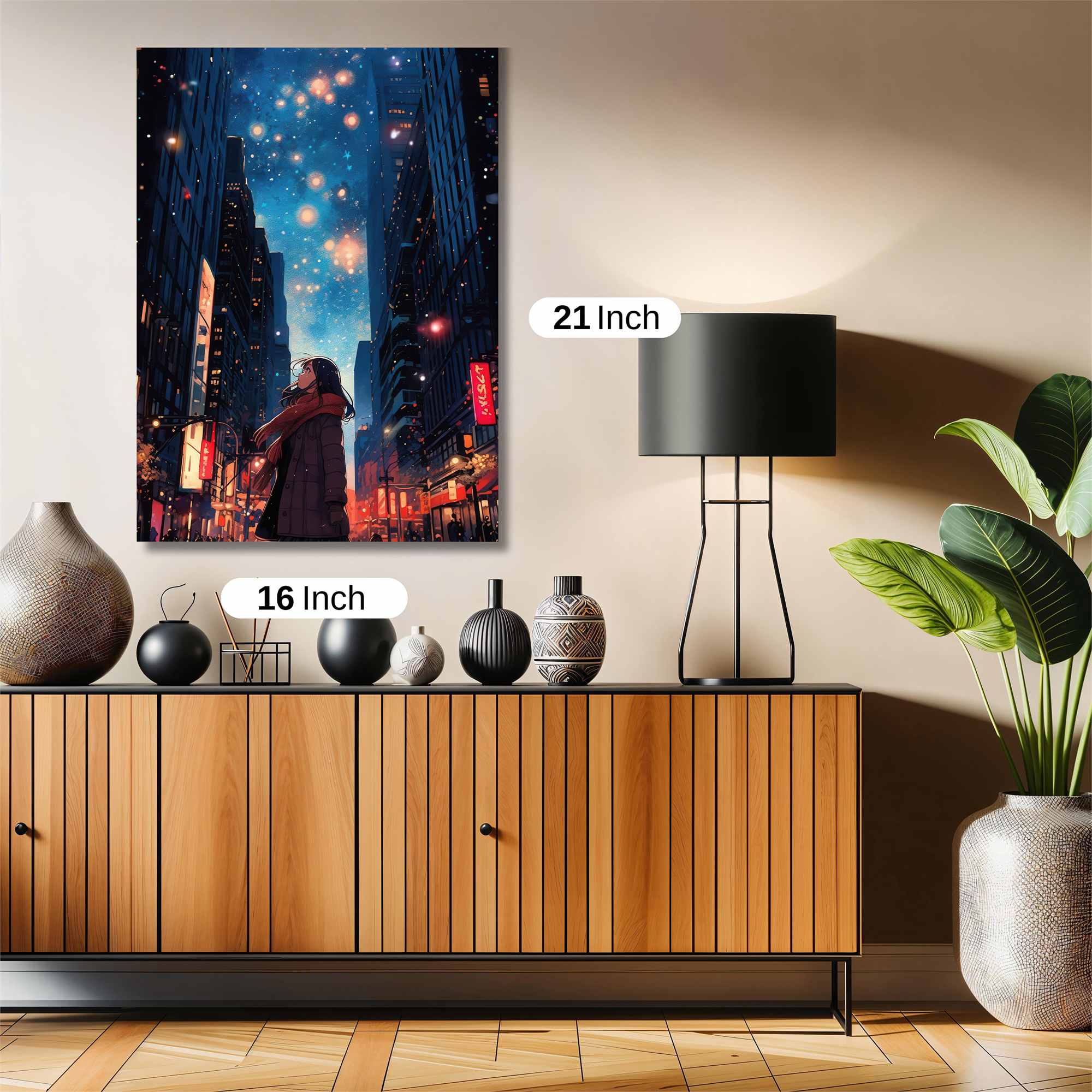 City Dreamscape Safe Wall Magnetic / M
