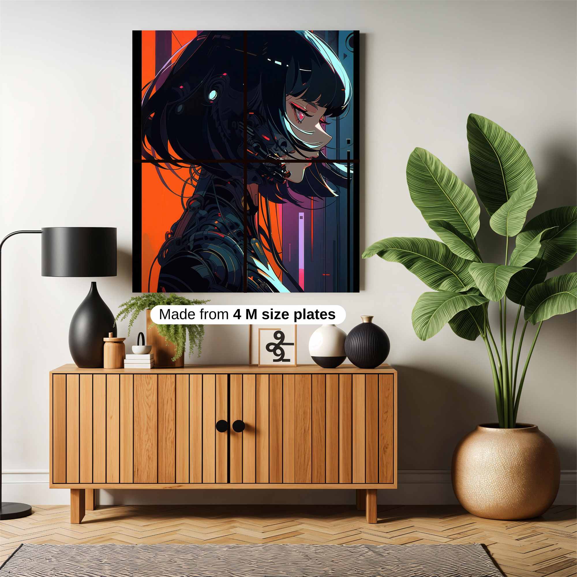 Cyber Serenity Safe Wall Magnetic / M