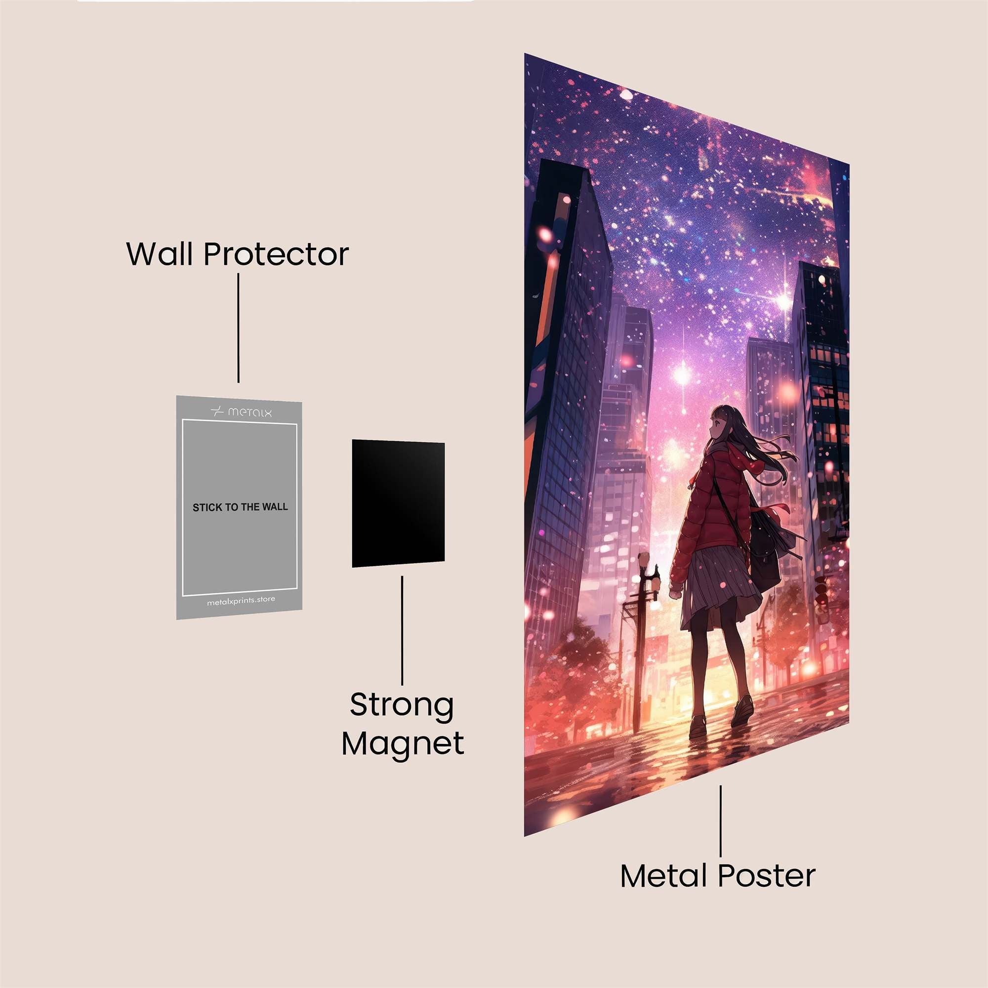 Starlit Serenity Safe Wall Magnetic / M