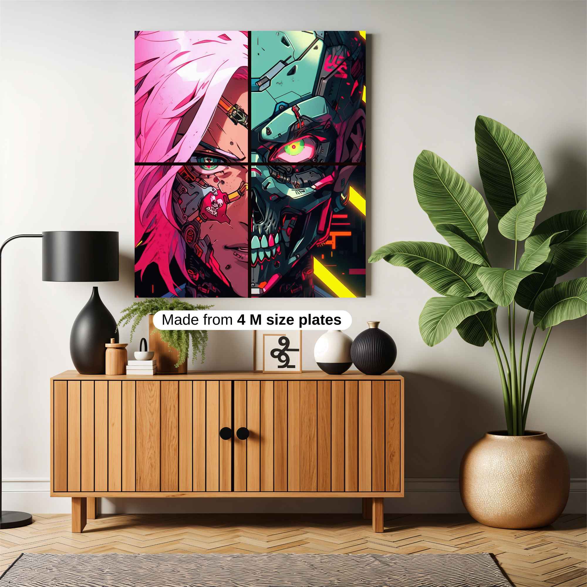 Cyberpunk Fusion Safe Wall Magnetic / M