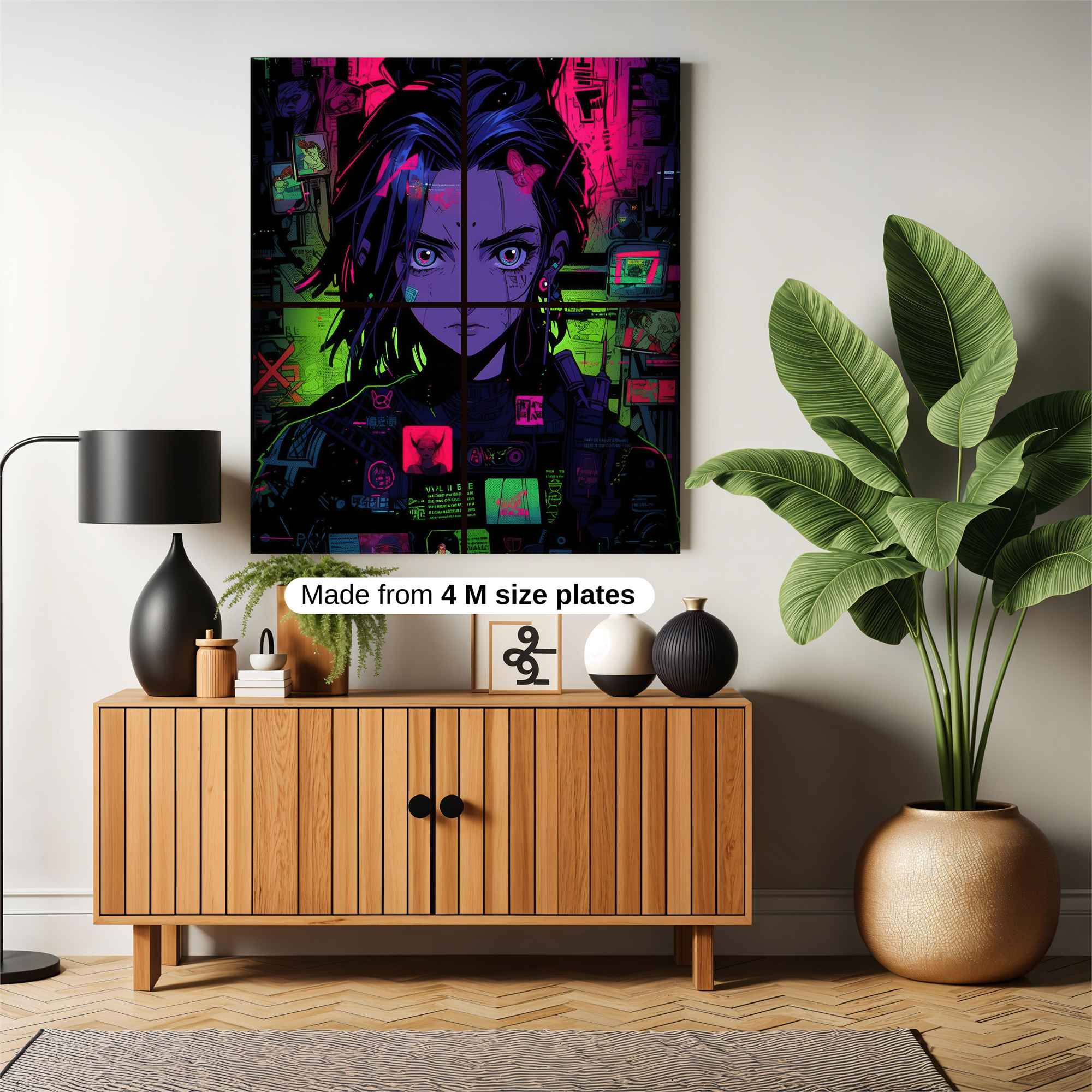 Cyberpunk Enigma Safe Wall Magnetic / M