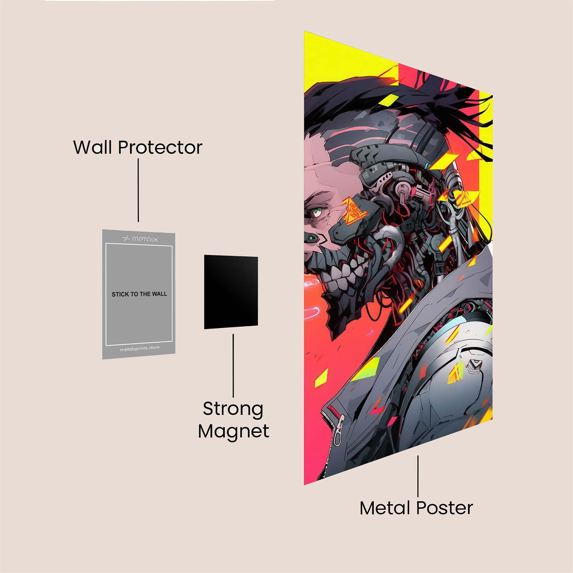 Cyber Renegade Safe Wall Magnetic / M