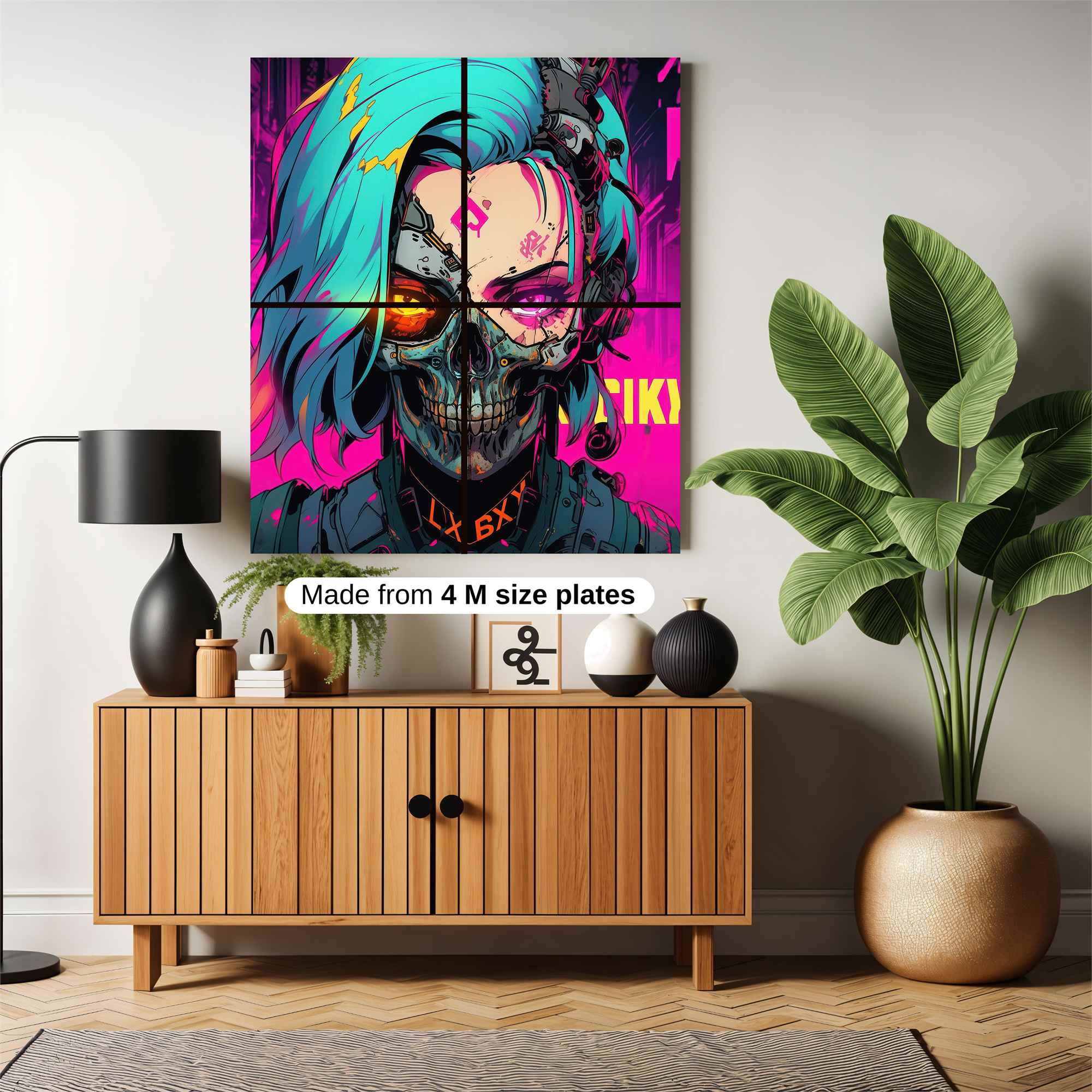 Cyberpunk Enigma Safe Wall Magnetic / M