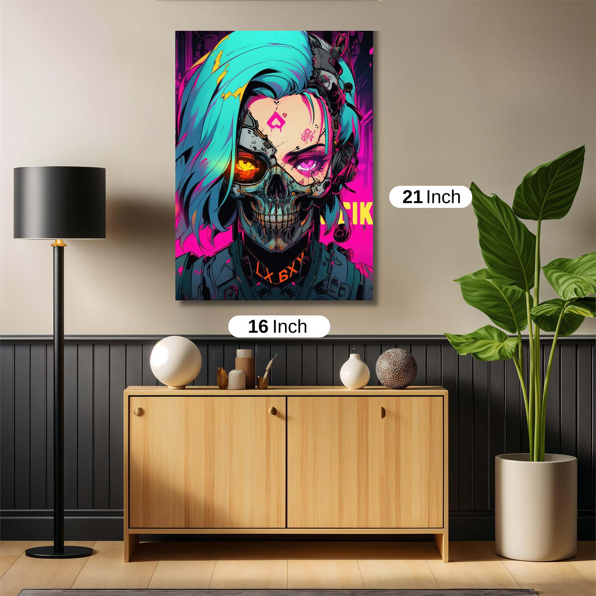 Cyberpunk Enigma Safe Wall Magnetic / M