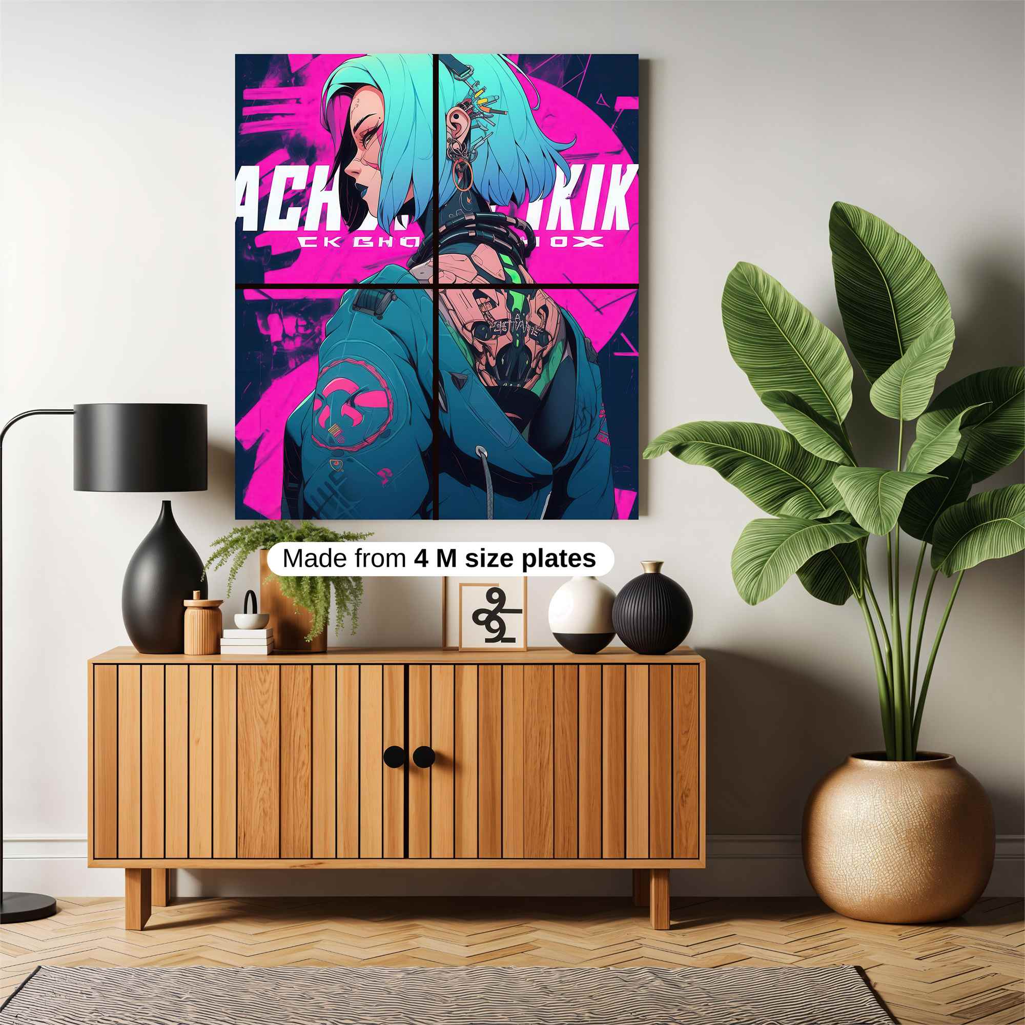 Cyber Rebel Safe Wall Magnetic / M