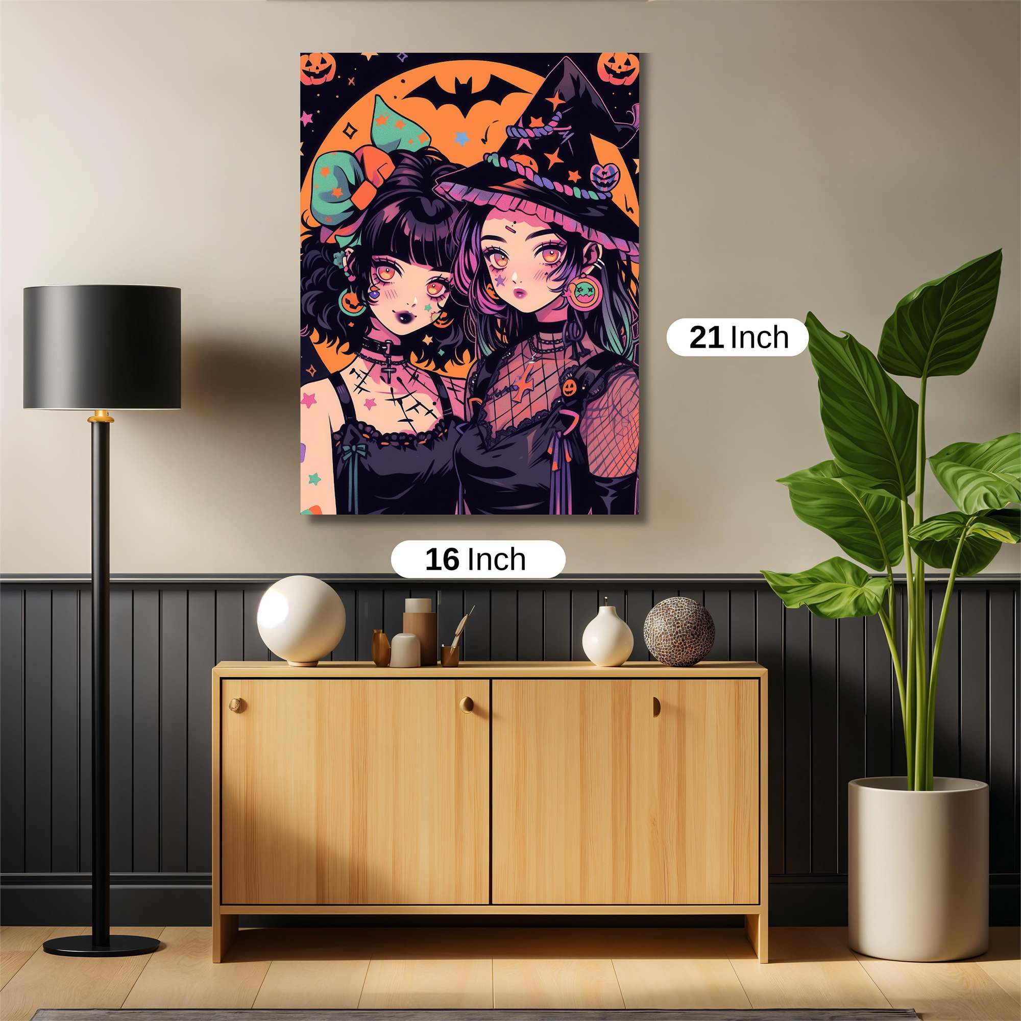 Witches Whimsy Safe Wall Magnetic / M