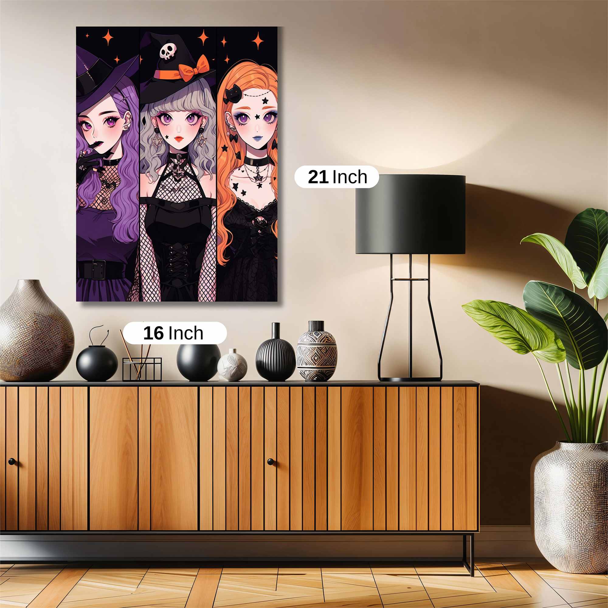 Witches Whimsy Safe Wall Magnetic / M