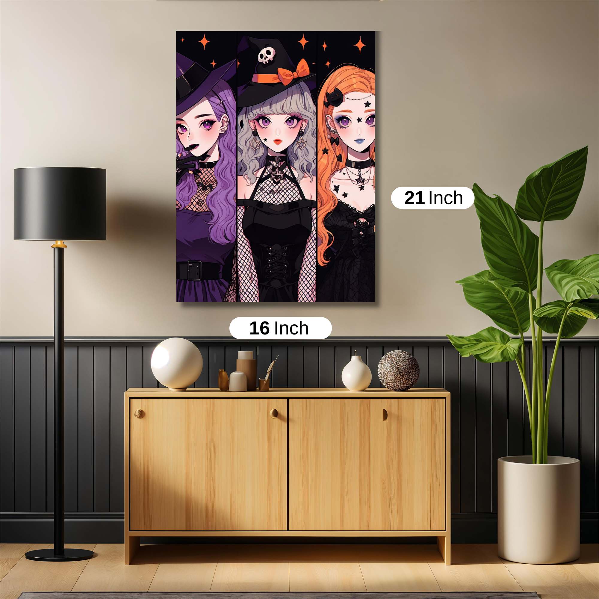 Witches Whimsy Safe Wall Magnetic / M