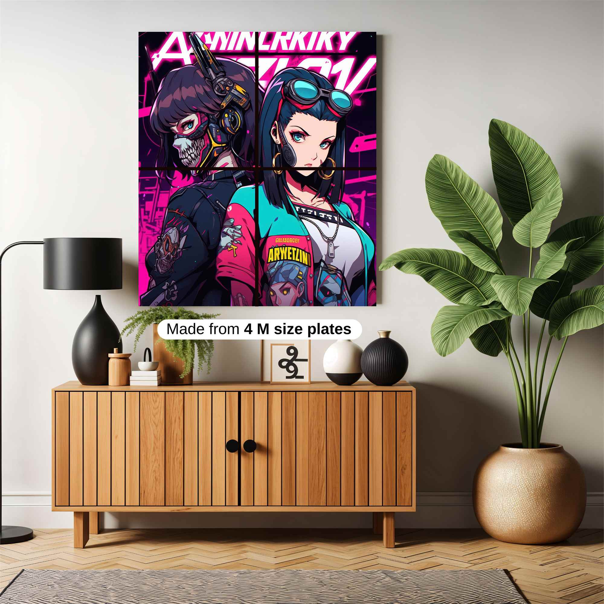 Cyberpunk Fusion Safe Wall Magnetic / M