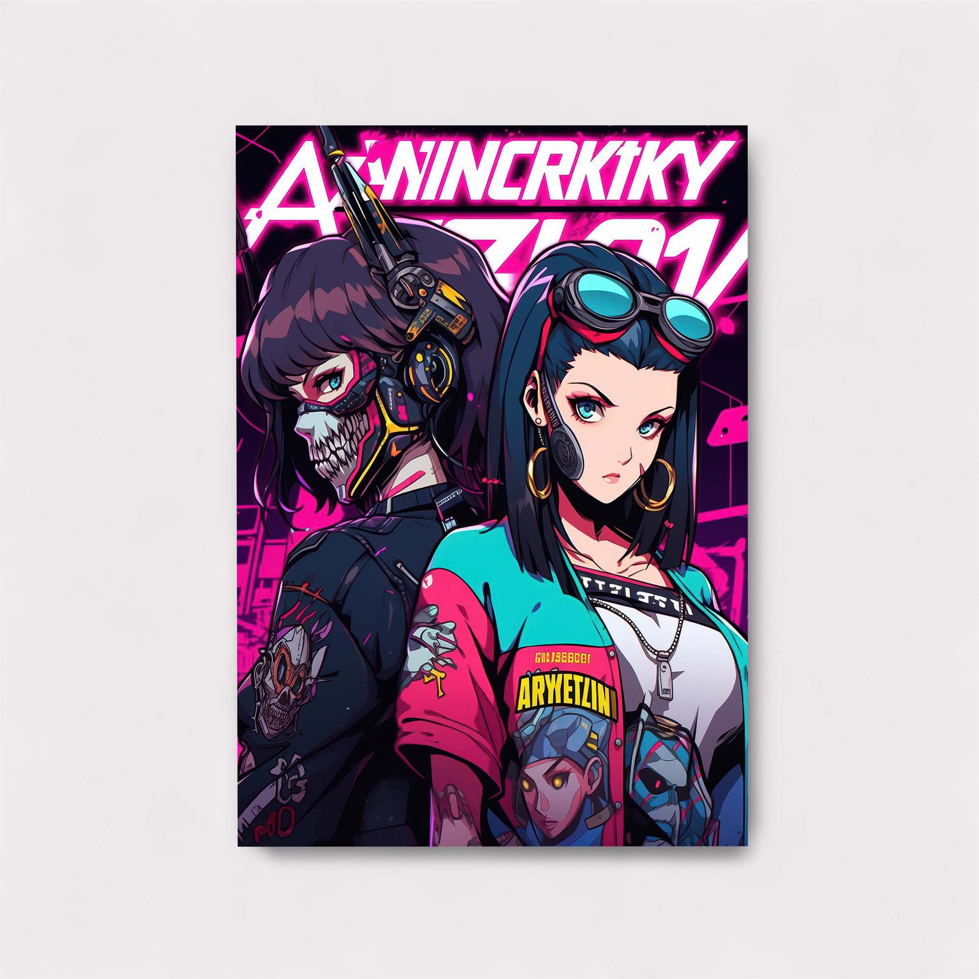 Cyberpunk Fusion Safe Wall Magnetic / M