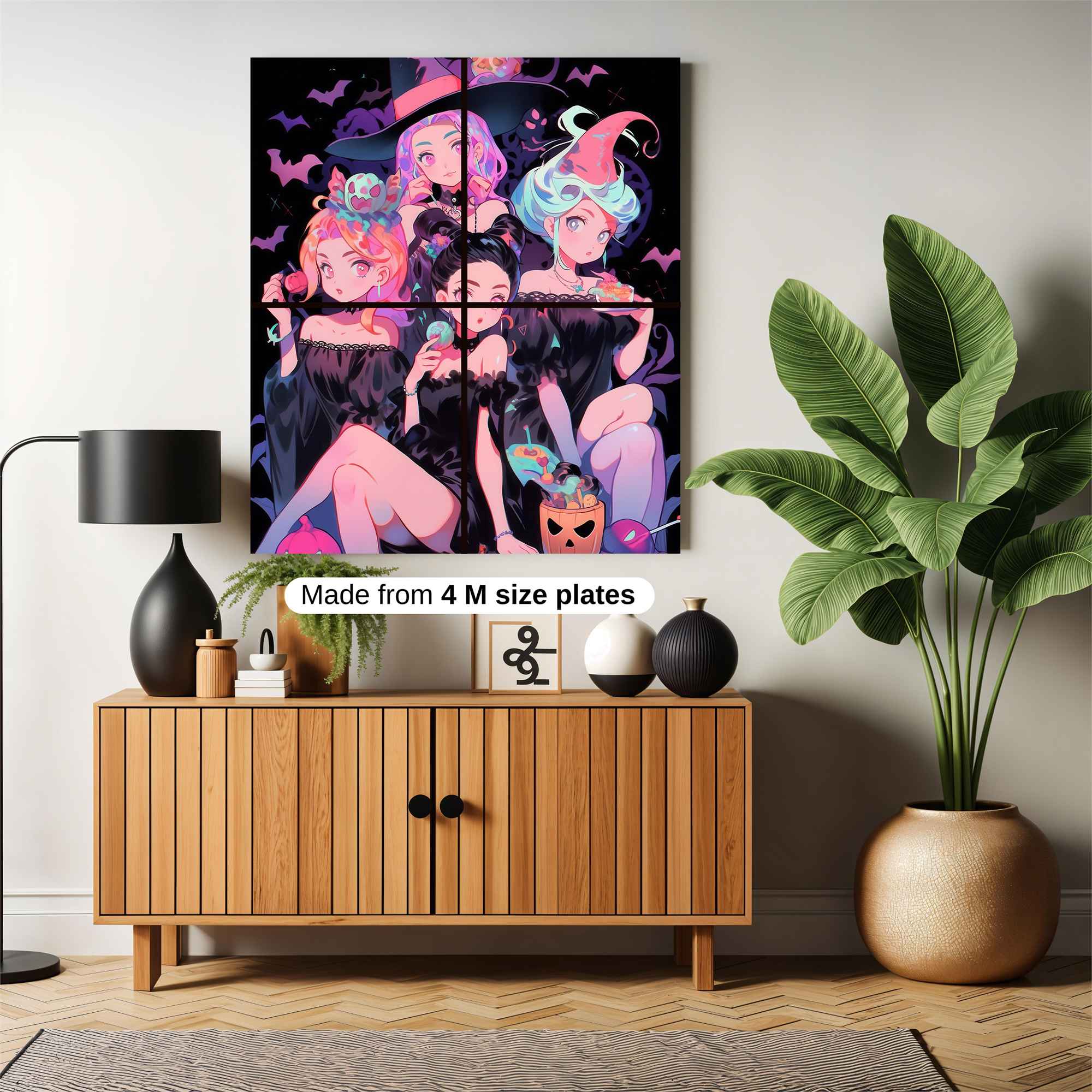 Witches Whimsy Safe Wall Magnetic / M