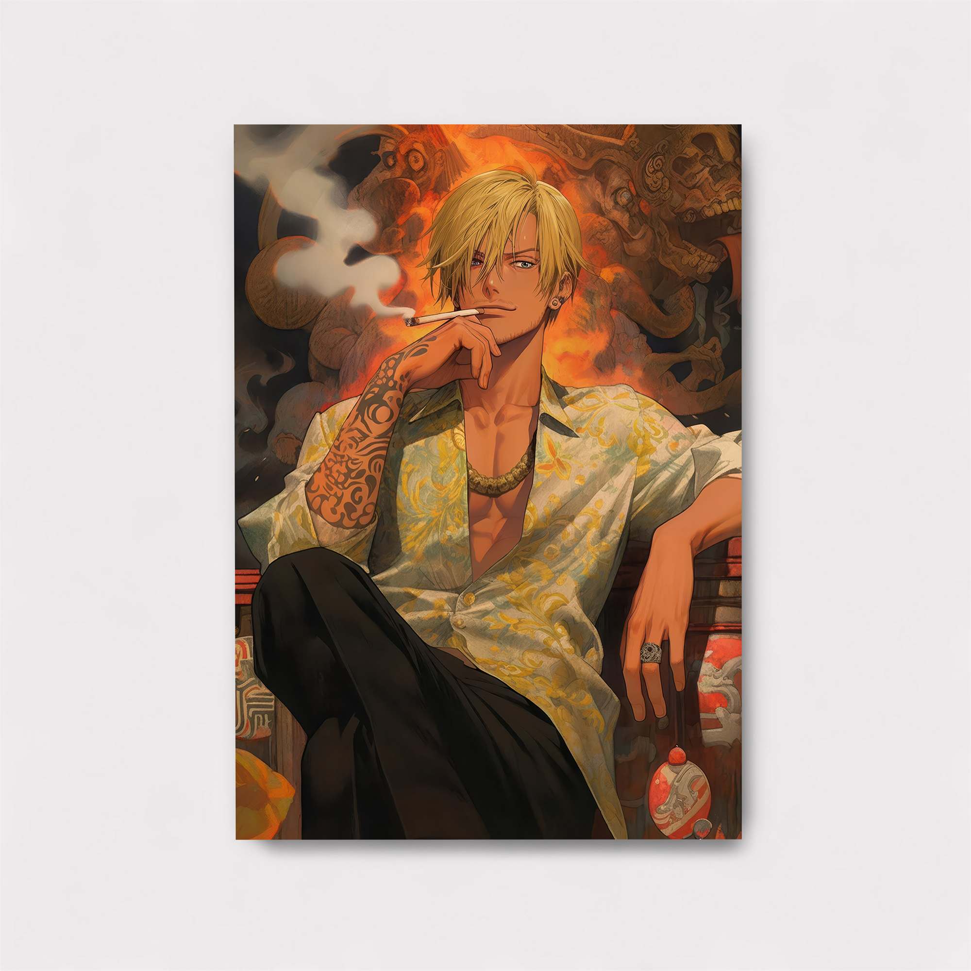 Sanji Smoldering Safe Wall Magnetic / M
