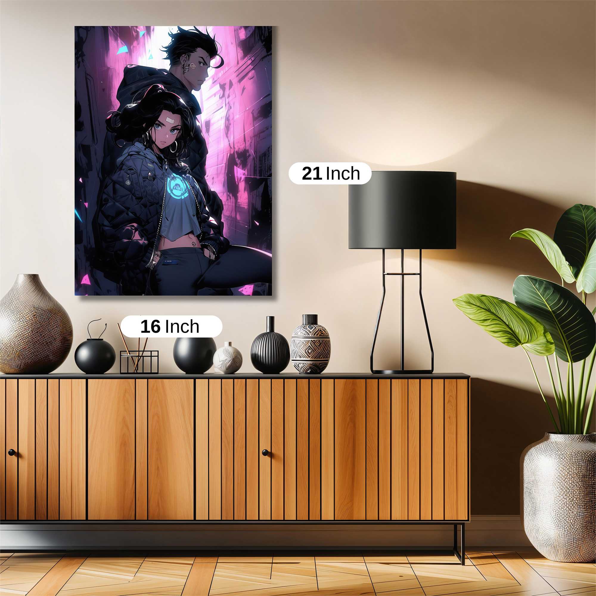 Neon Rebellion Safe Wall Magnetic / M