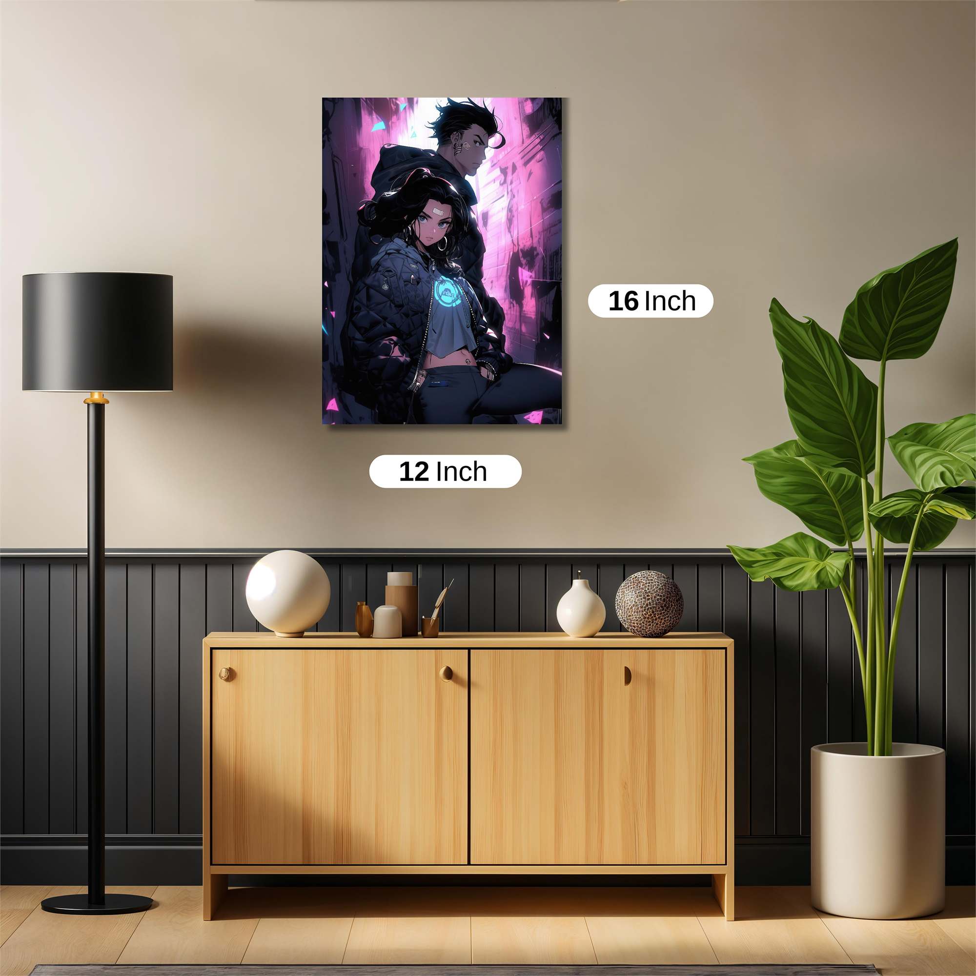 Neon Rebellion Safe Wall Magnetic / M