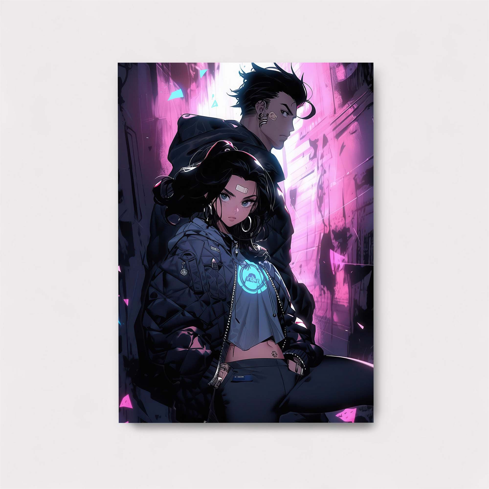 Neon Rebellion Safe Wall Magnetic / M