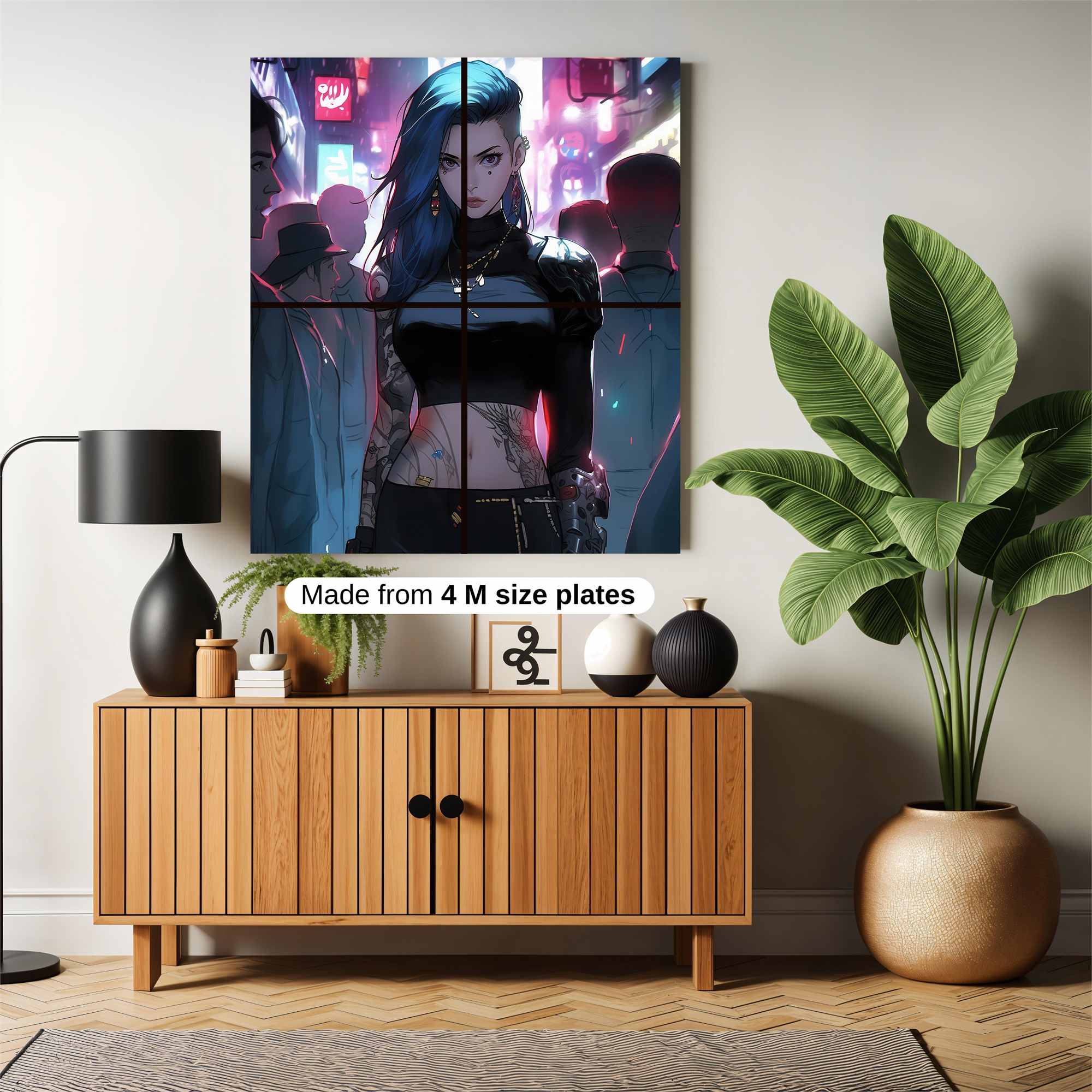 Cyberpunk Rebel Safe Wall Magnetic / M