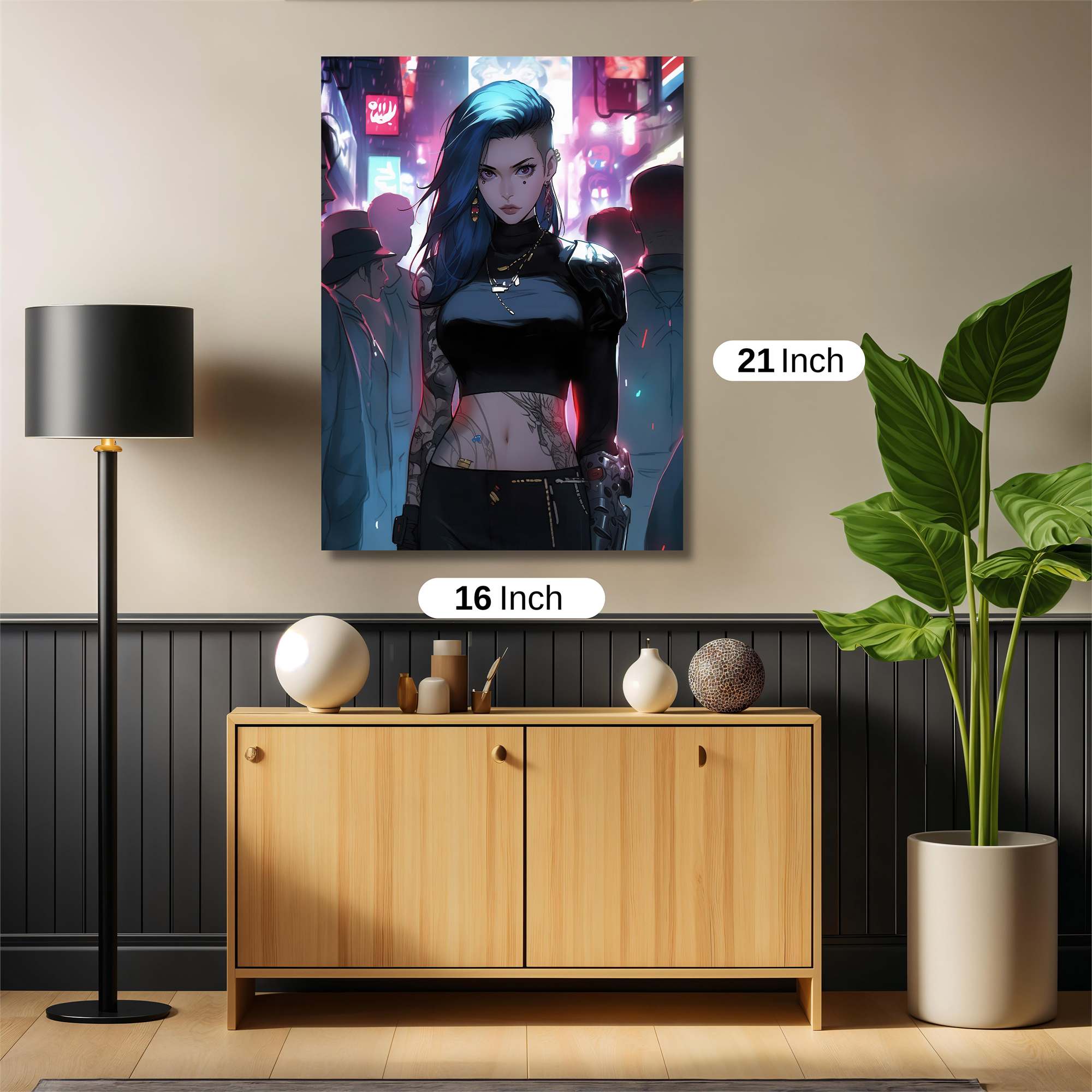 Cyberpunk Rebel Safe Wall Magnetic / M