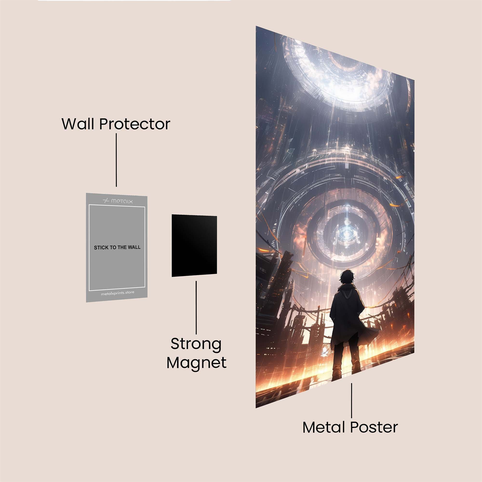 Portal Ascension Safe Wall Magnetic / M