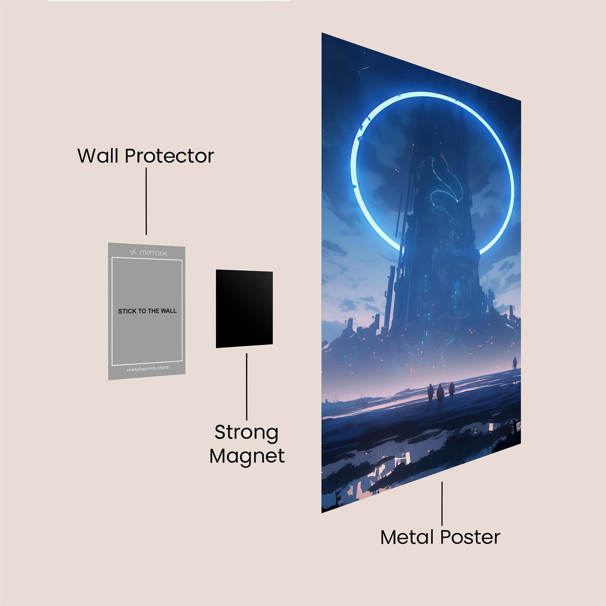 Monolith Mystery Safe Wall Magnetic / M