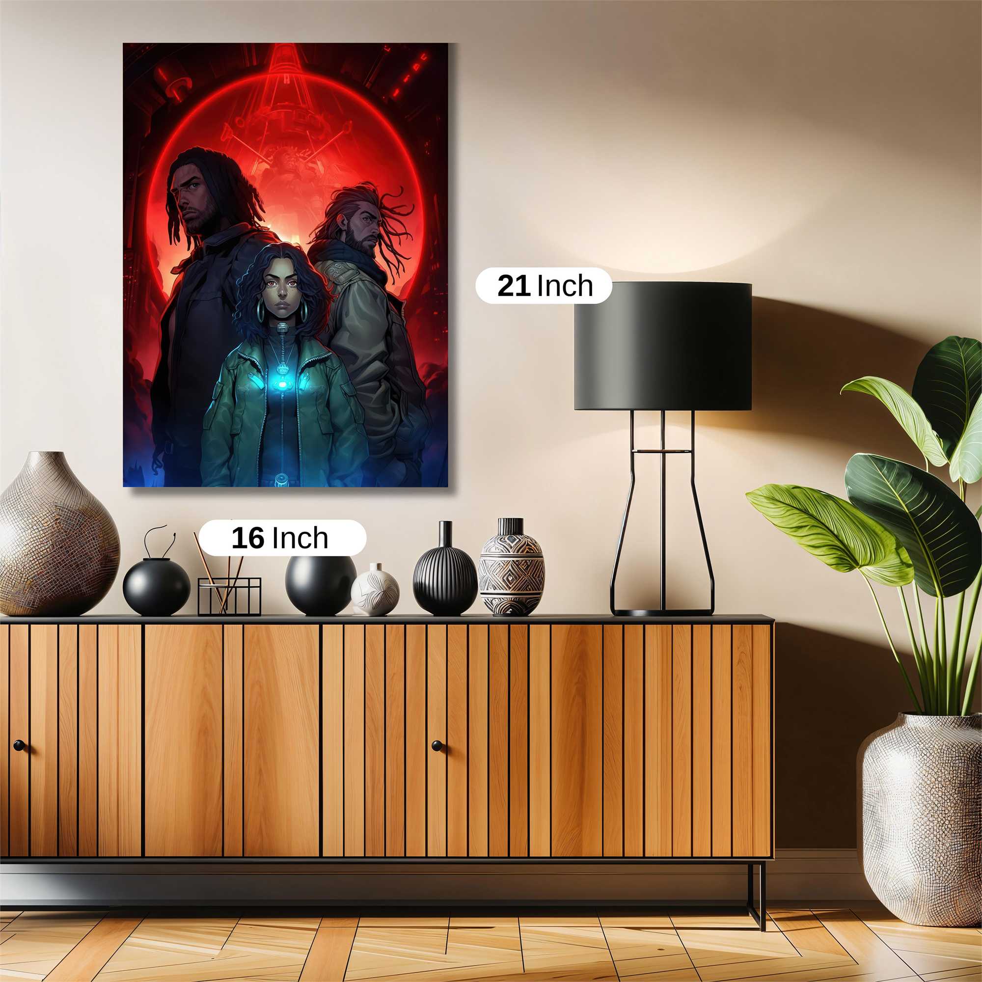 Neon Rebellion Safe Wall Magnetic / M