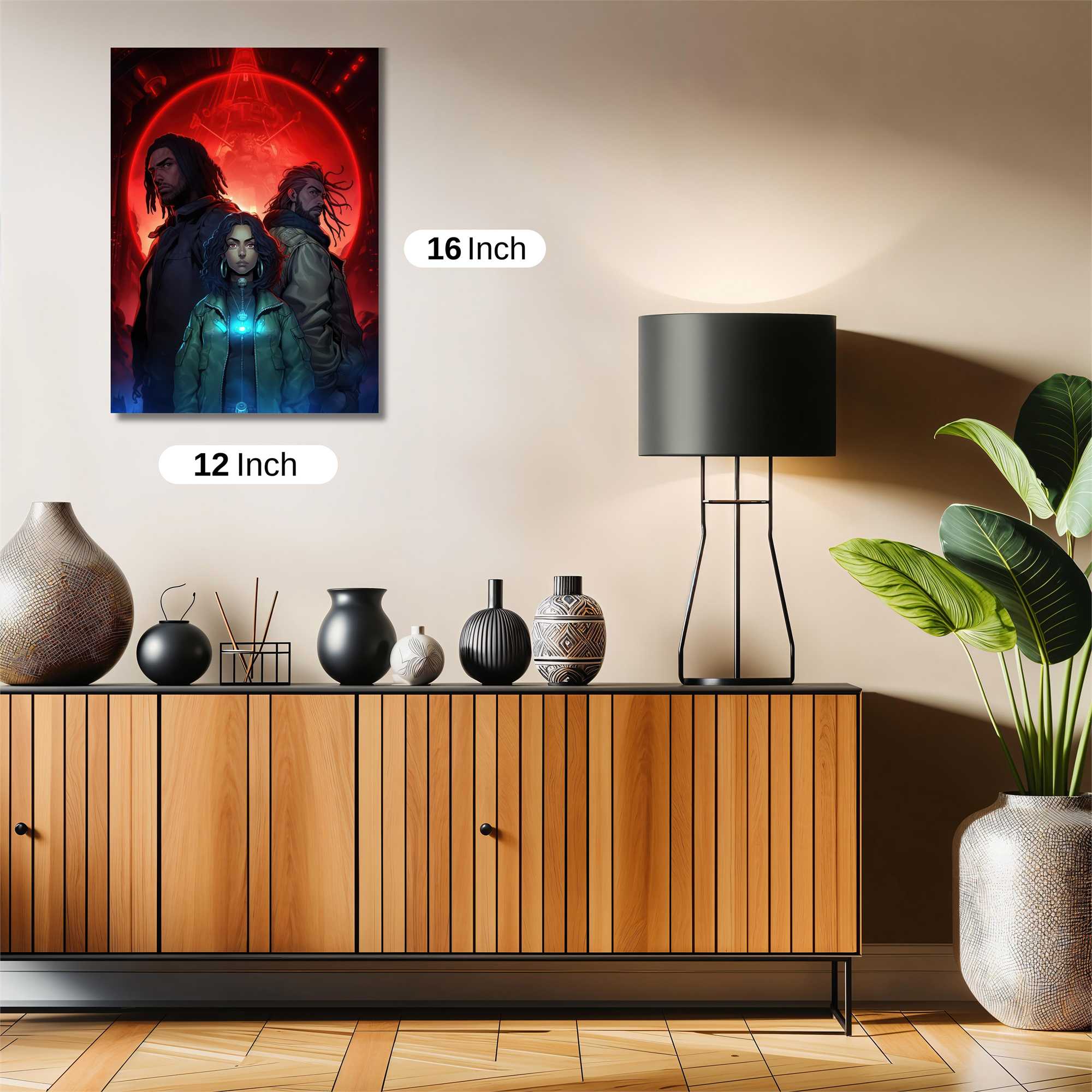 Neon Rebellion Safe Wall Magnetic / M