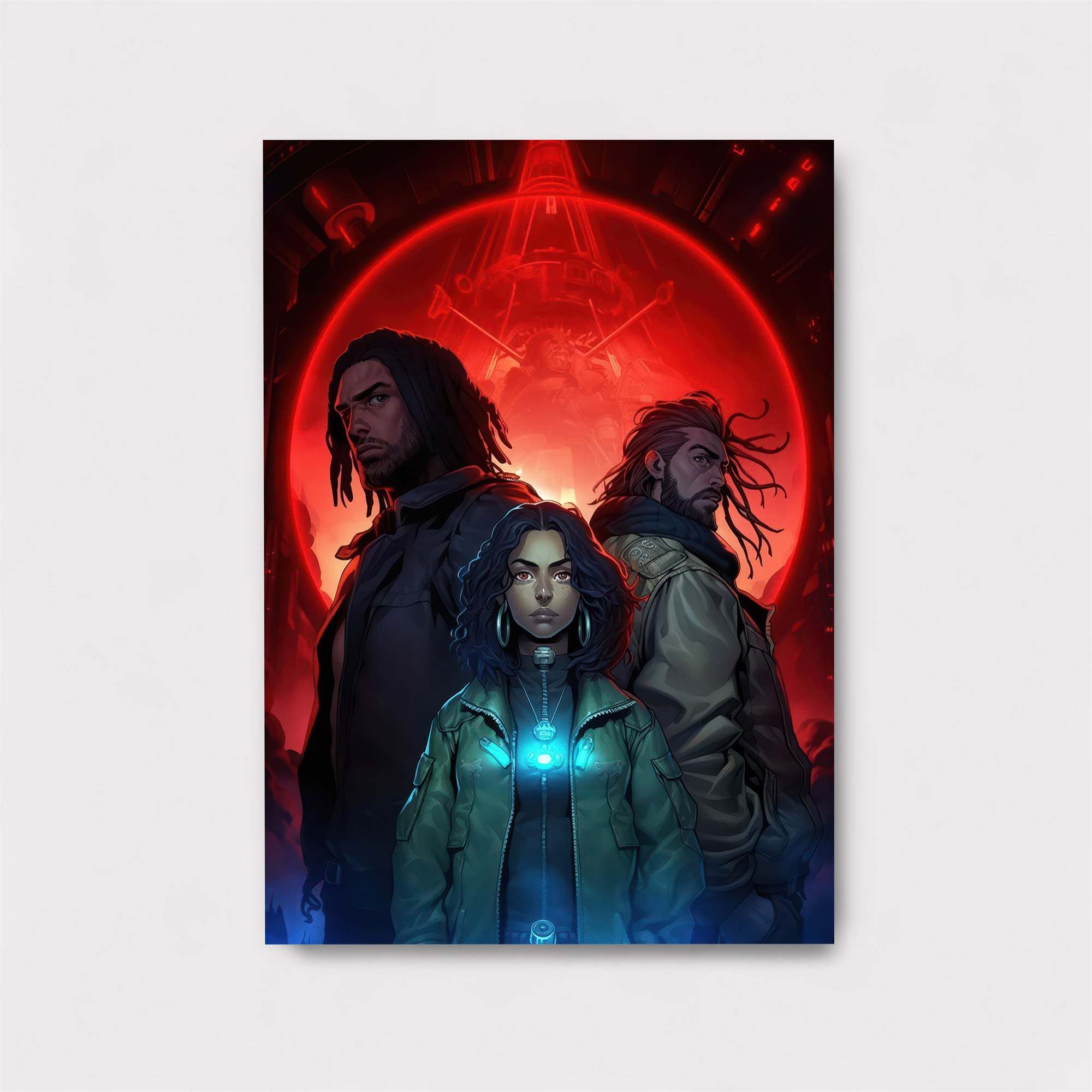 Neon Rebellion Safe Wall Magnetic / M