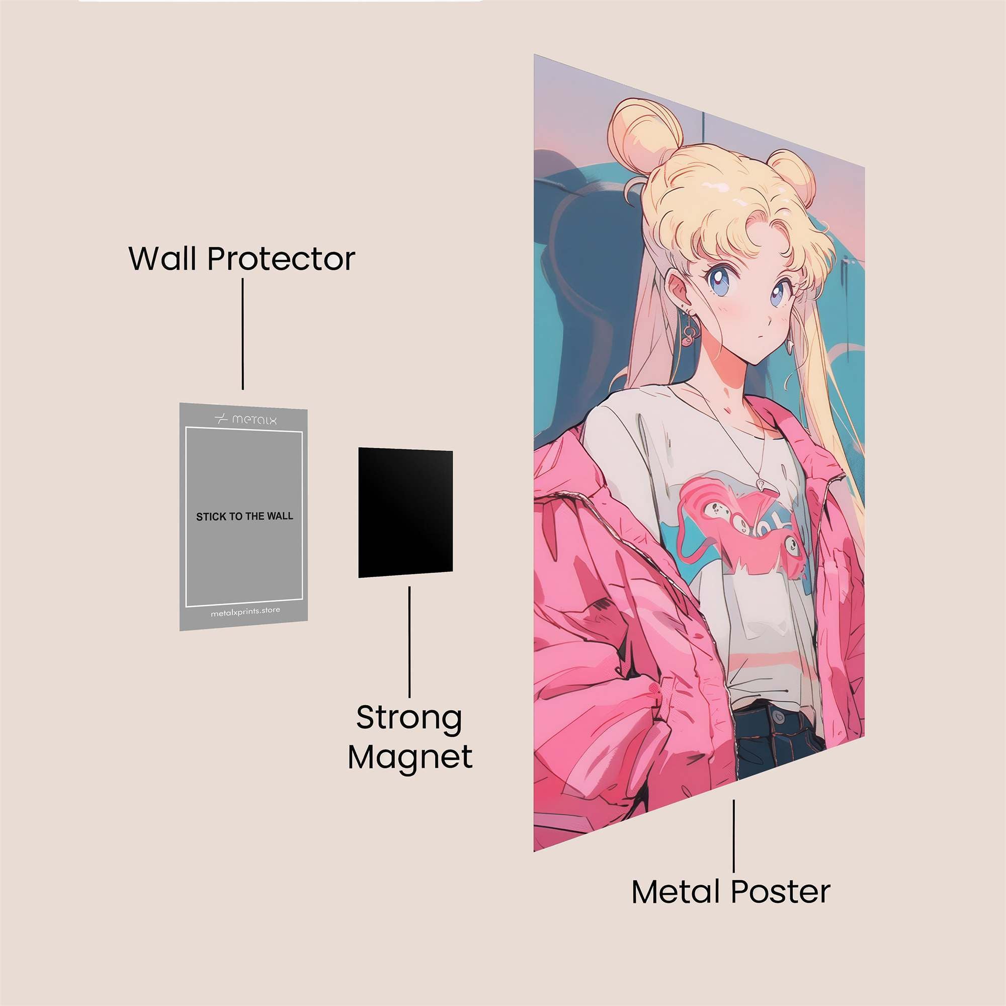 Usagi Dreamy Safe Wall Magnetic / M