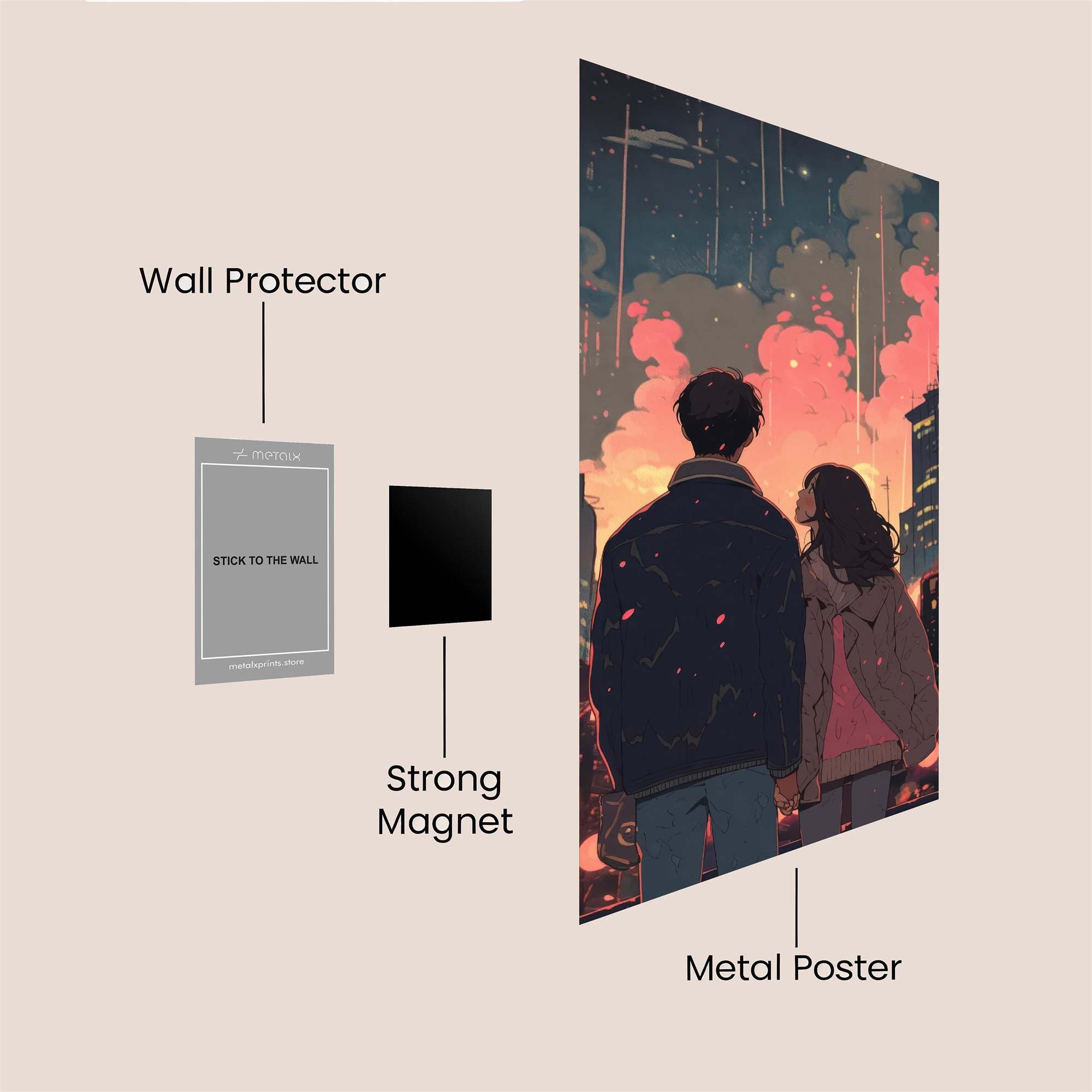 City Dream Safe Wall Magnetic / M