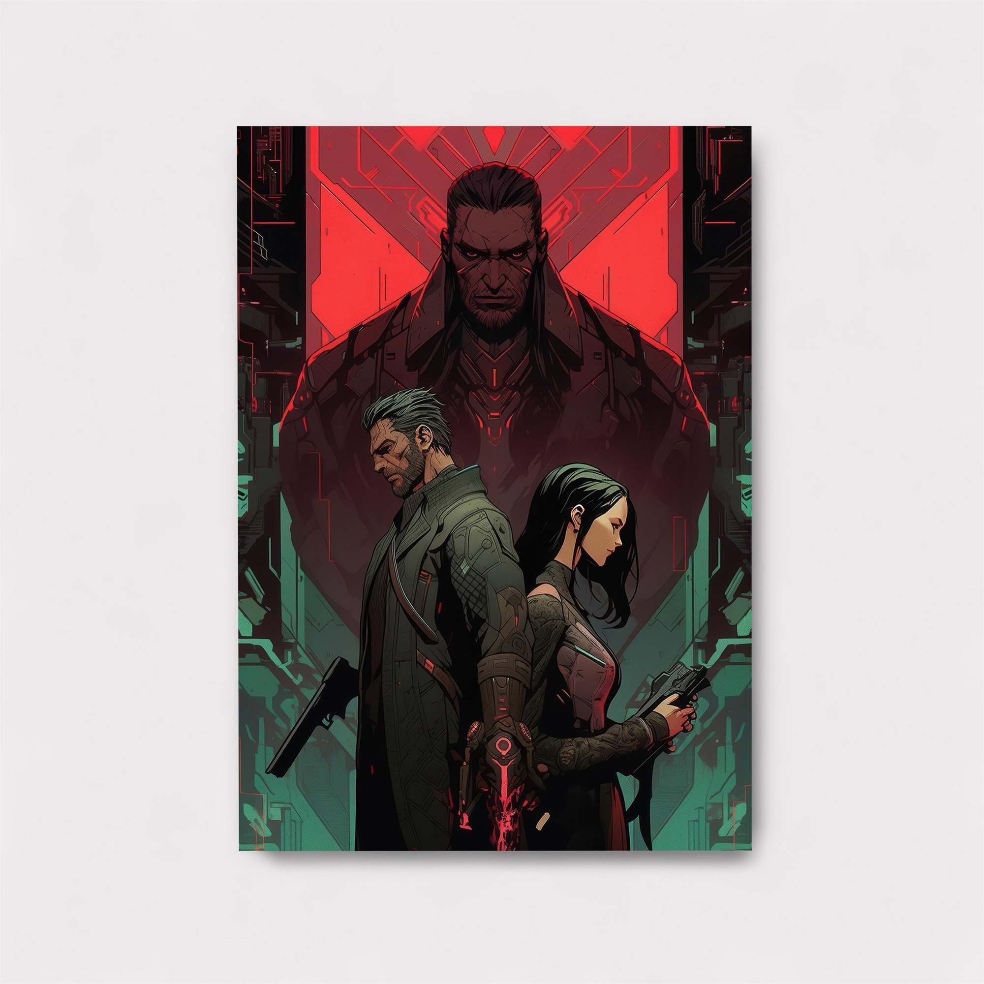 Cyber Rebellion Safe Wall Magnetic / M