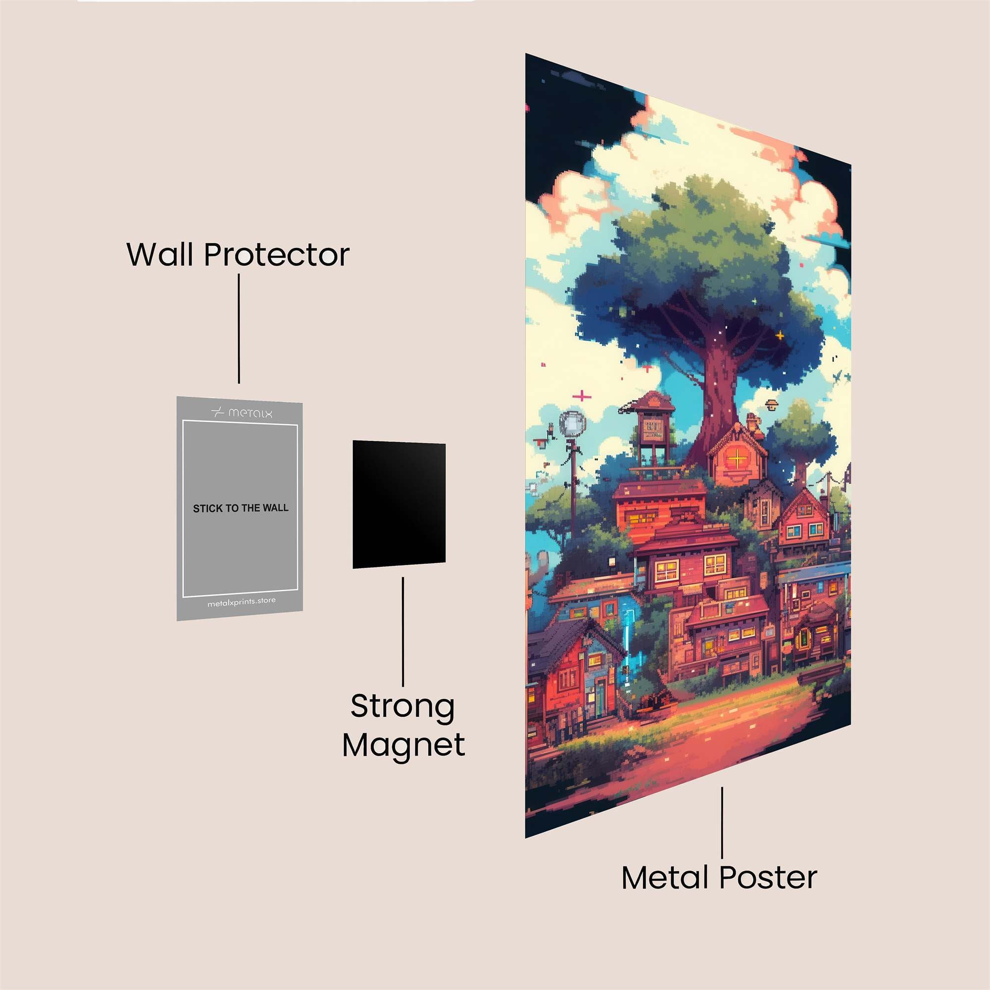 Whimsical Haven Safe Wall Magnetic / M