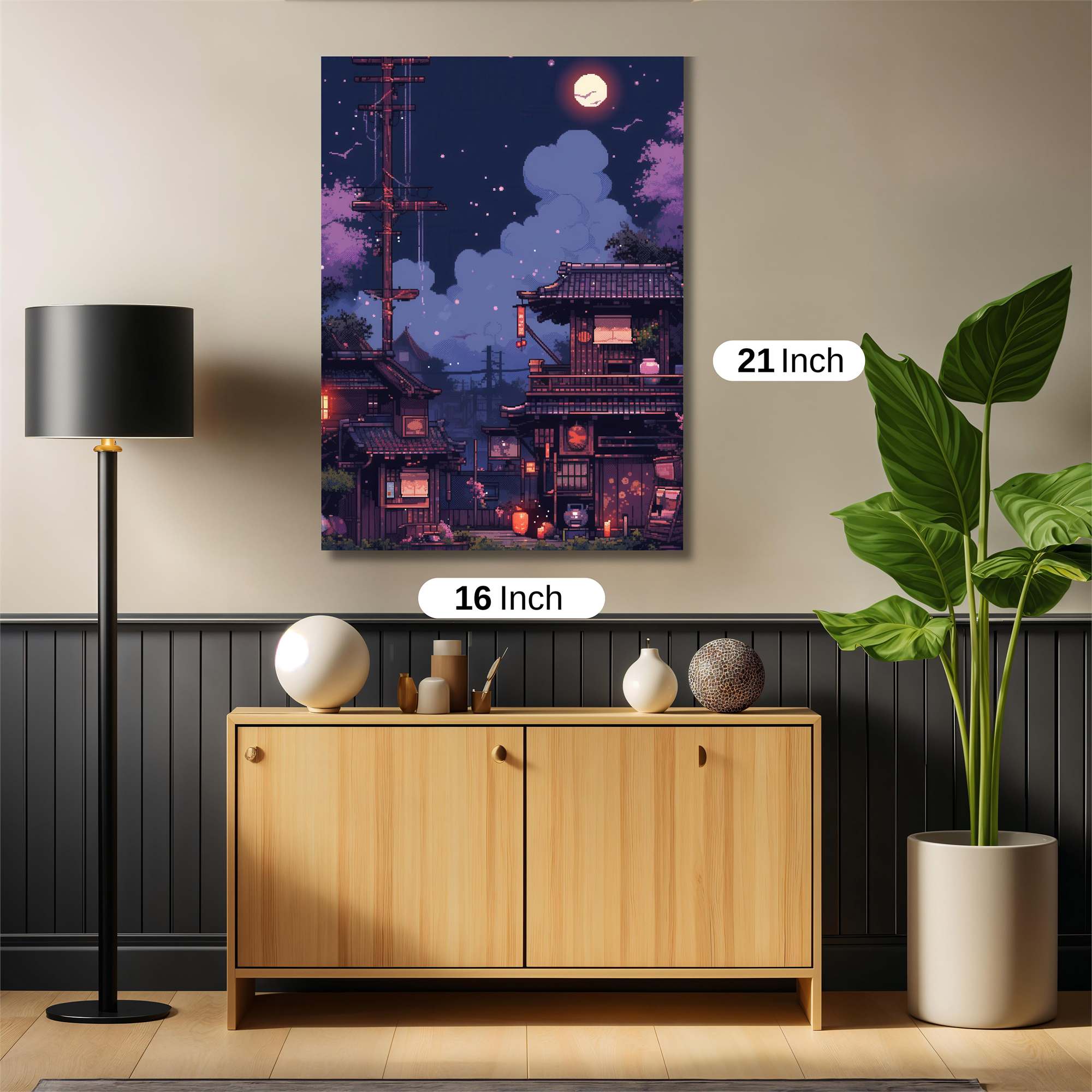 Moonlit Serenity Safe Wall Magnetic / M