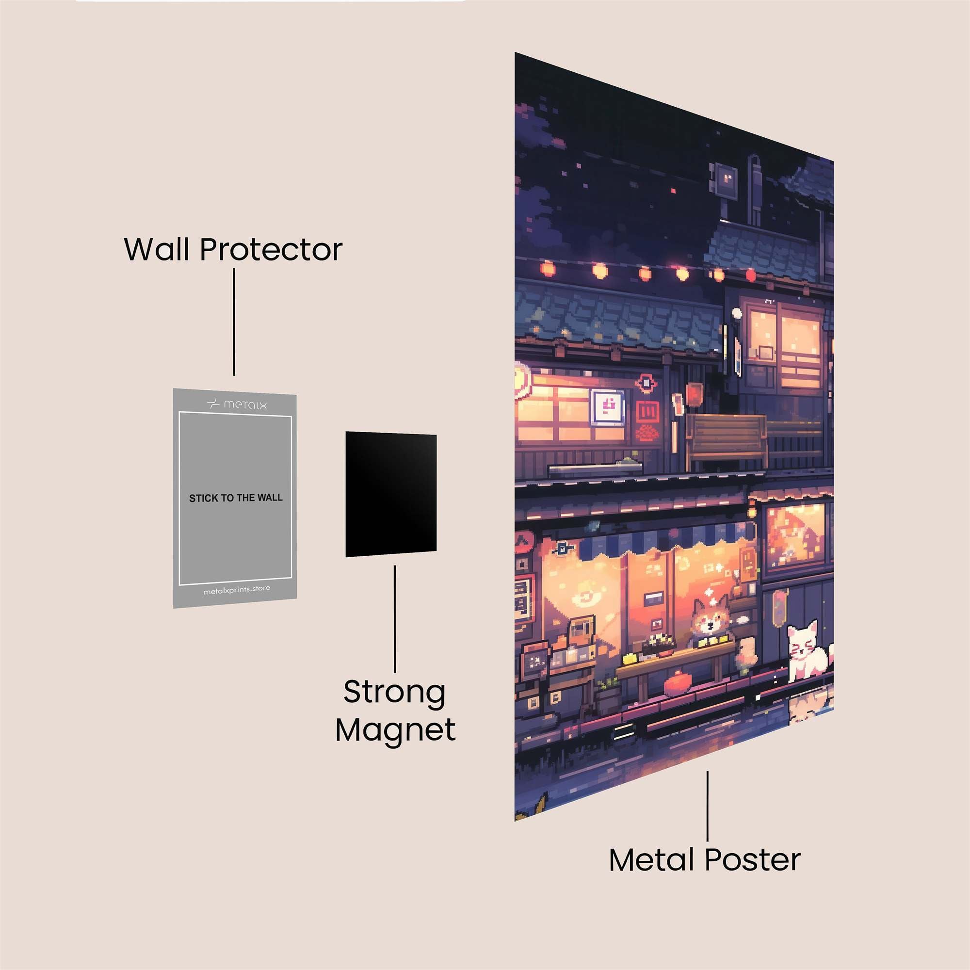Cat Haven Safe Wall Magnetic / M