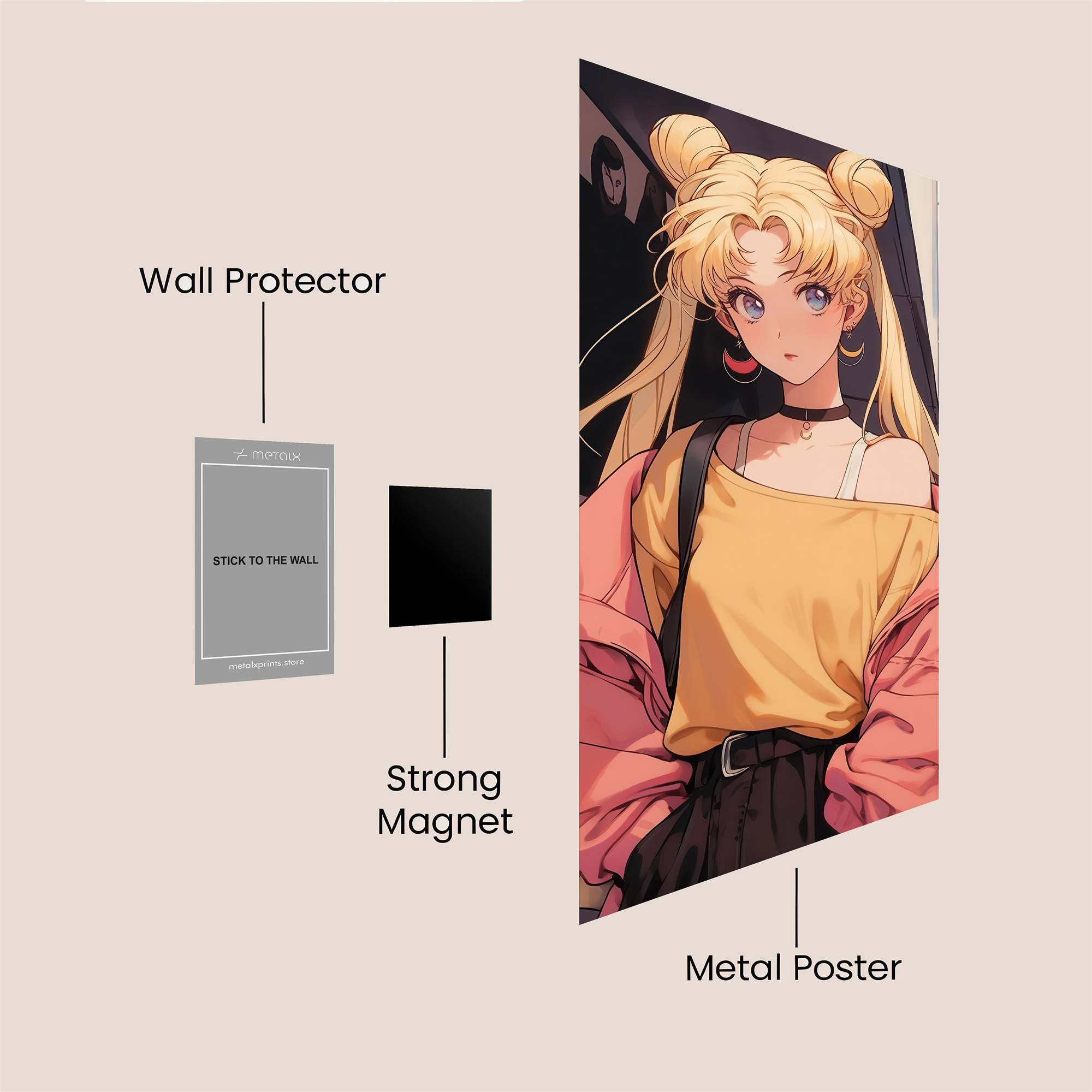 Usagi Radiant Safe Wall Magnetic / M