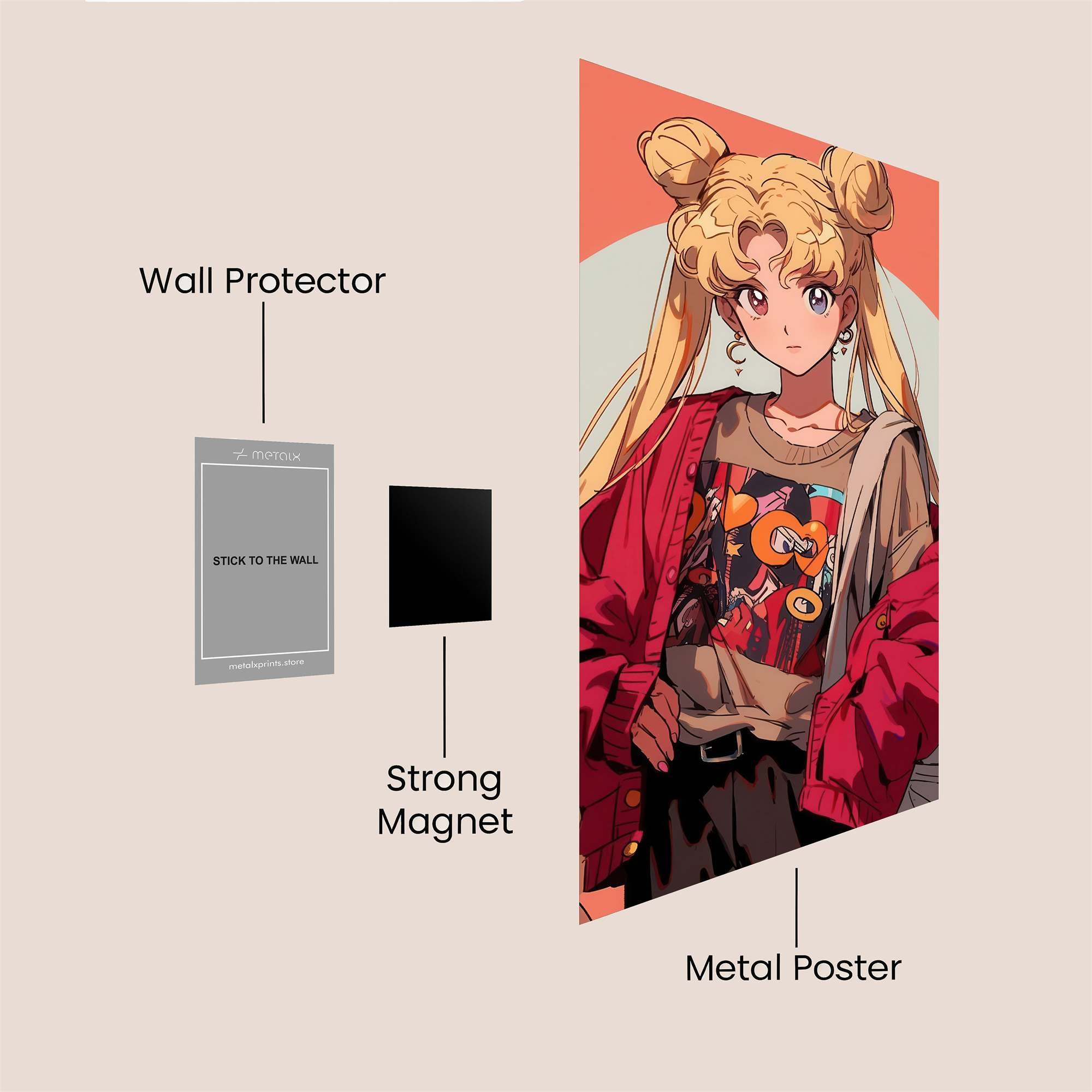 Usagi Dreamy Safe Wall Magnetic / M