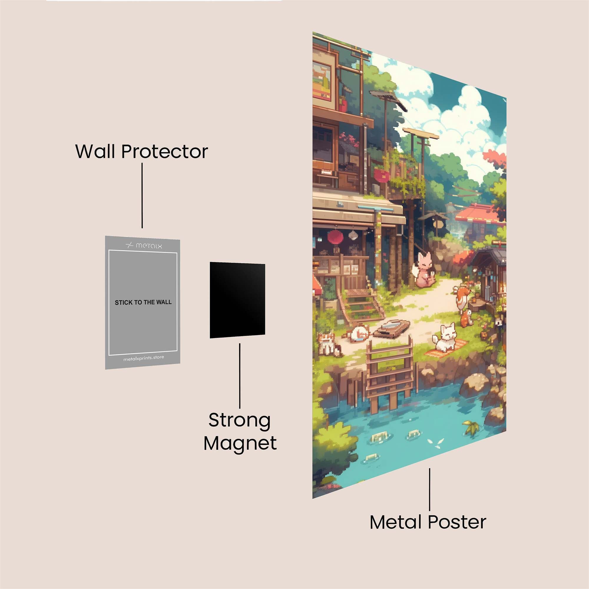 Catville Serenity Safe Wall Magnetic / M