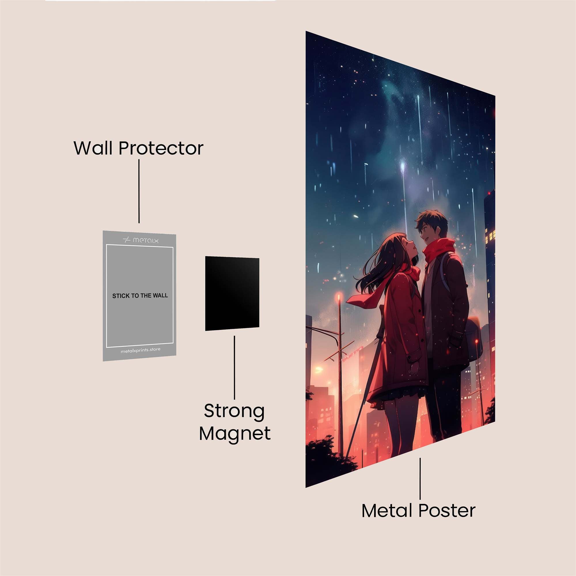 Starlit Whispers Safe Wall Magnetic / M