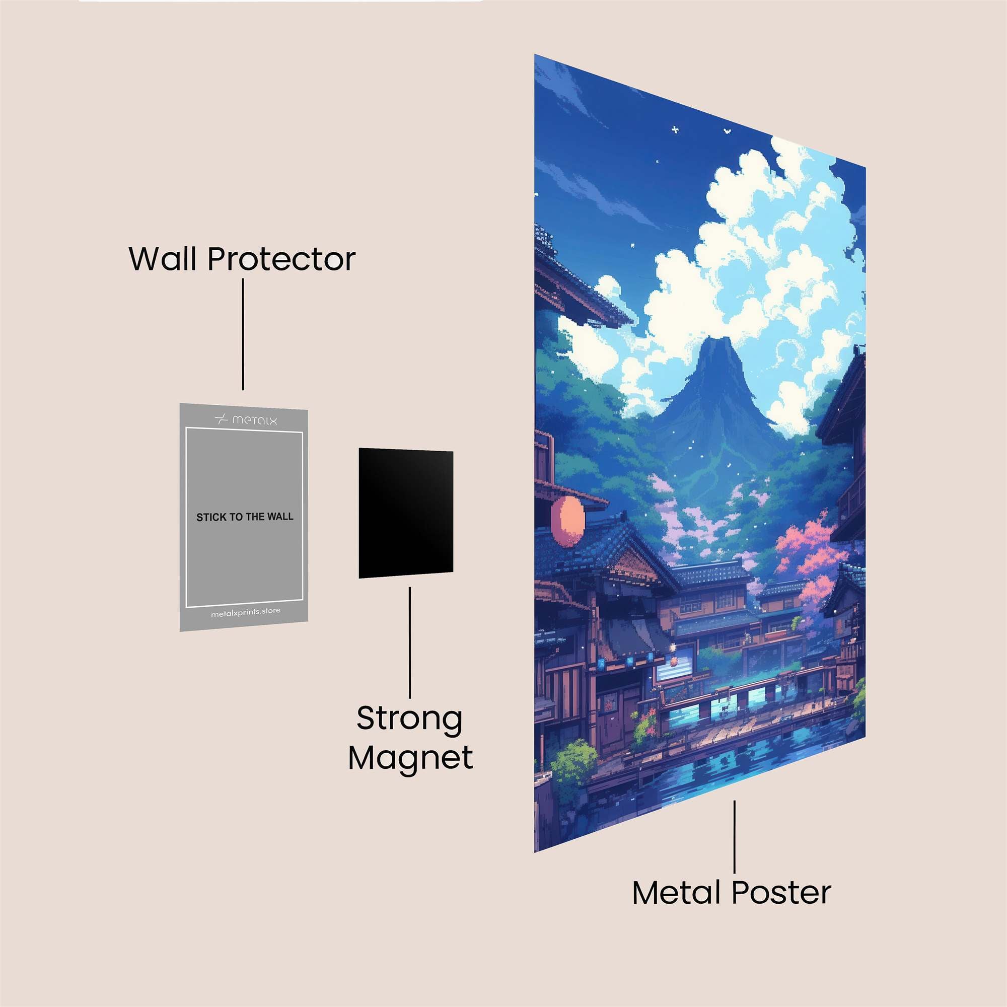 Fuji Serenity Safe Wall Magnetic / M