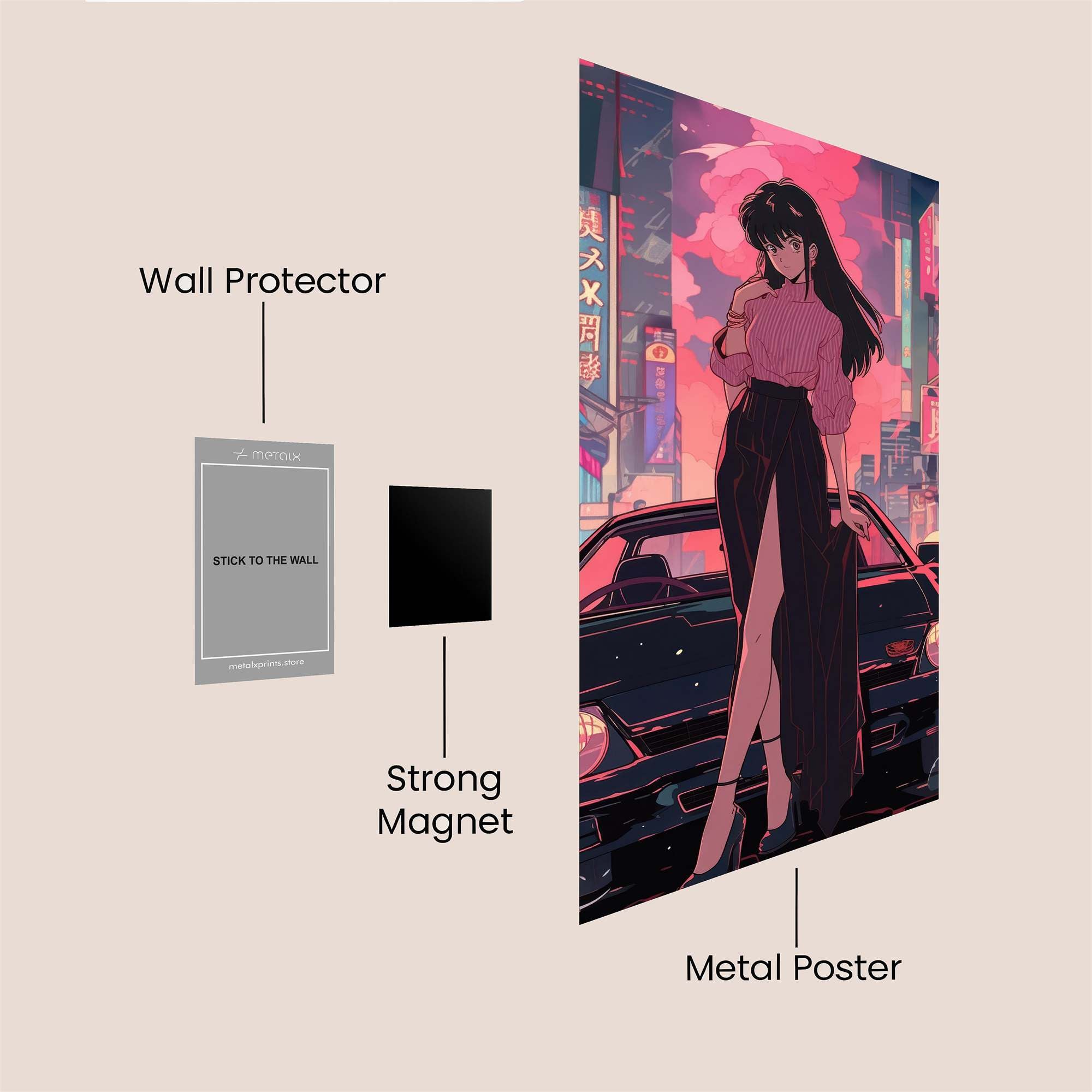 Neon Enigma Safe Wall Magnetic / M