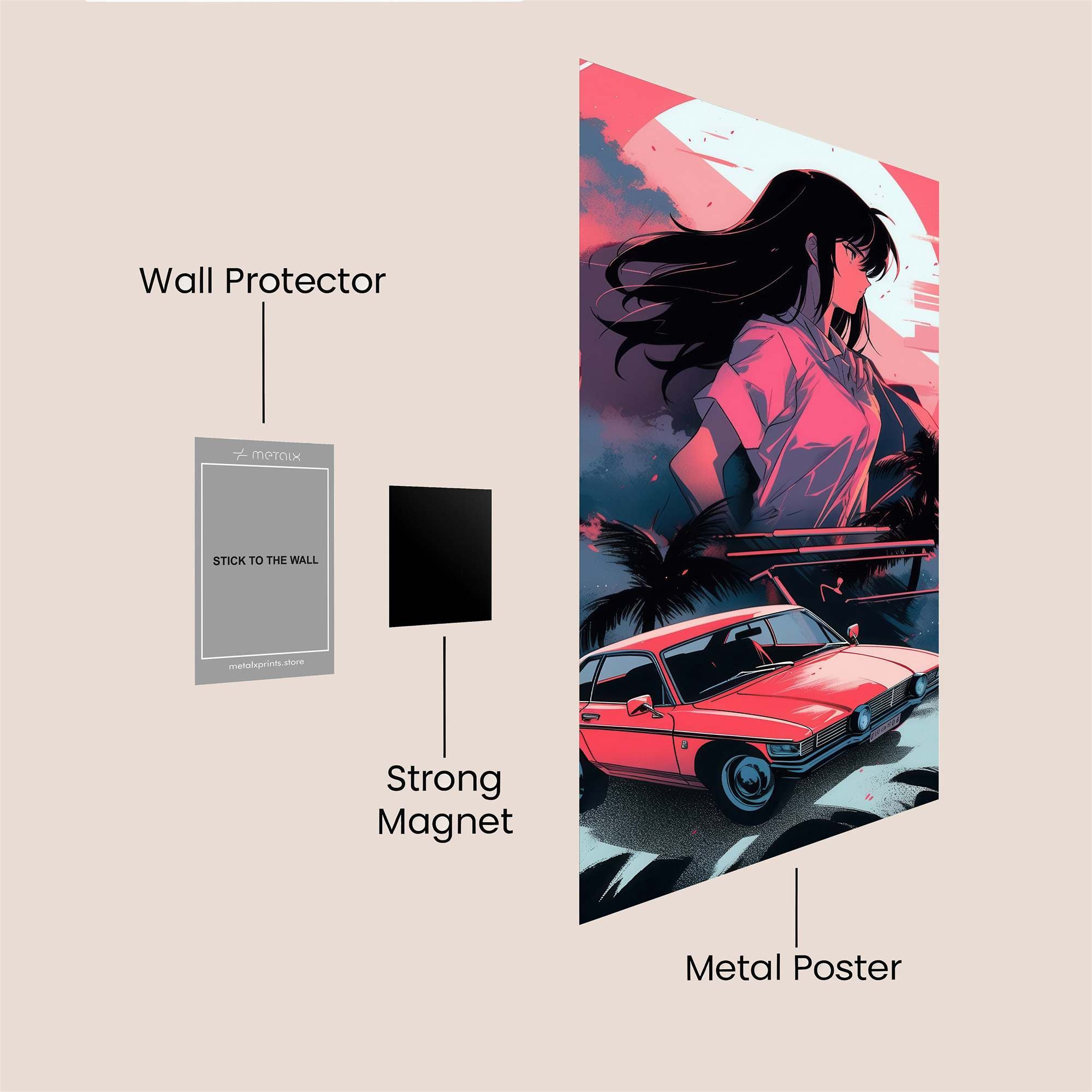 Neon Dream Safe Wall Magnetic / M