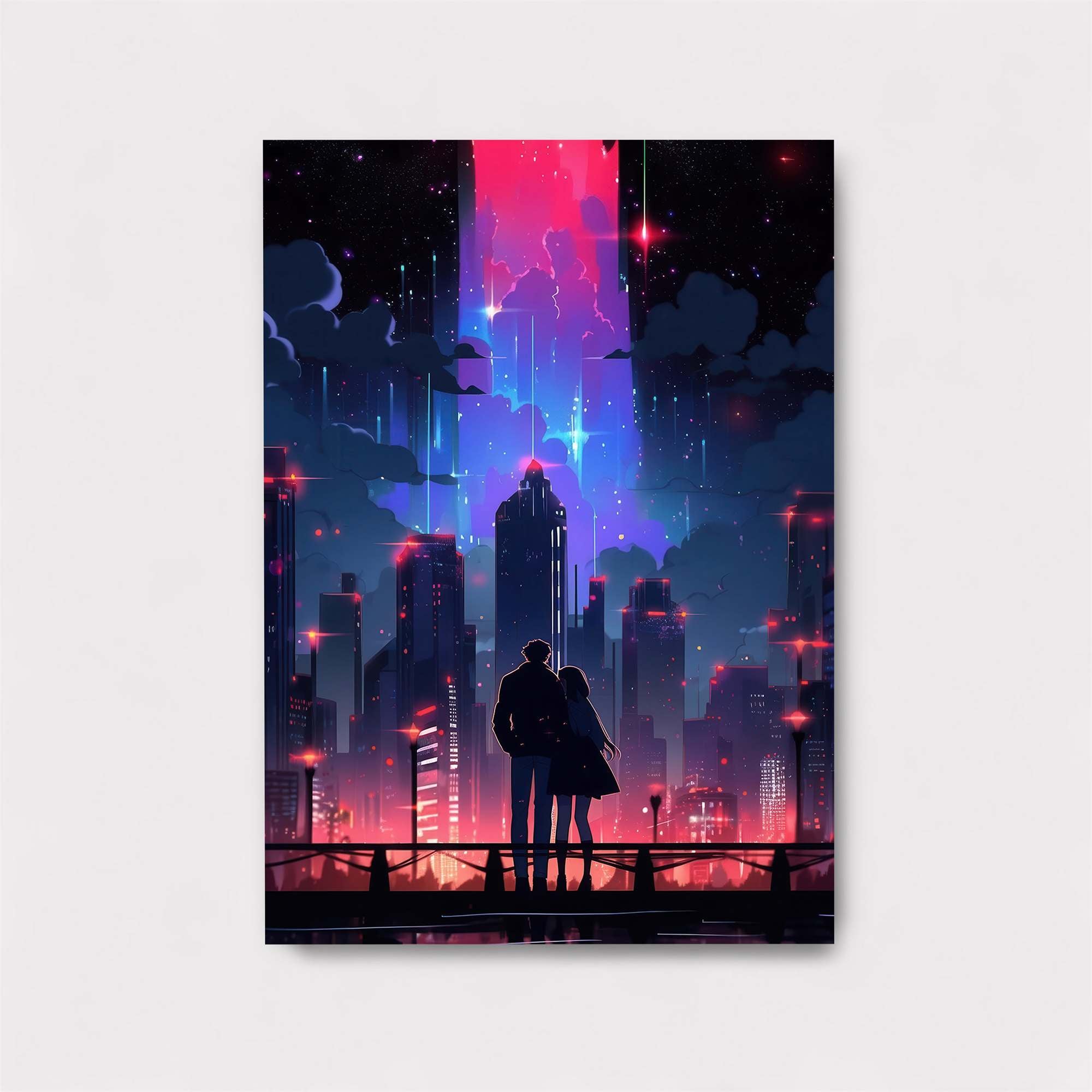 Neon Embrace Safe Wall Magnetic / M